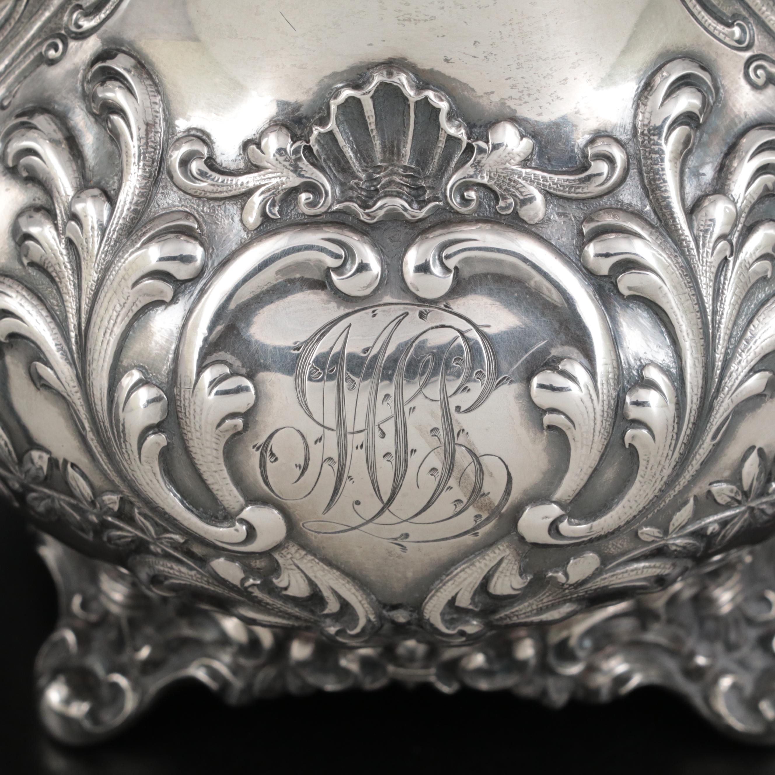 Mermod & Jaccard Louis XV Sterling Silver Coffee or Mocha Pot