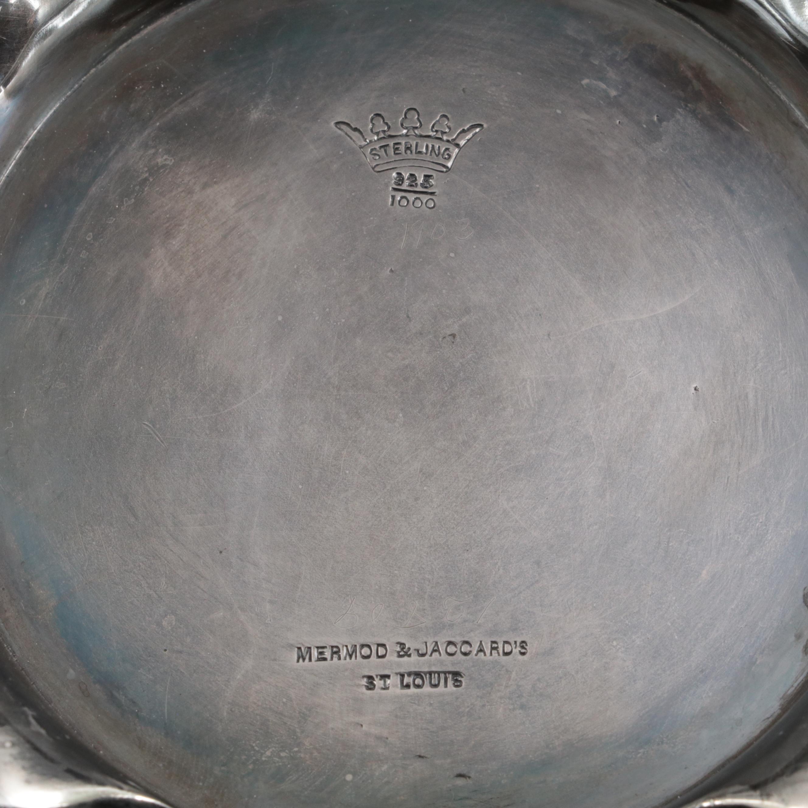 Mermod & Jaccard Louis XV Sterling Silver Coffee or Mocha Pot