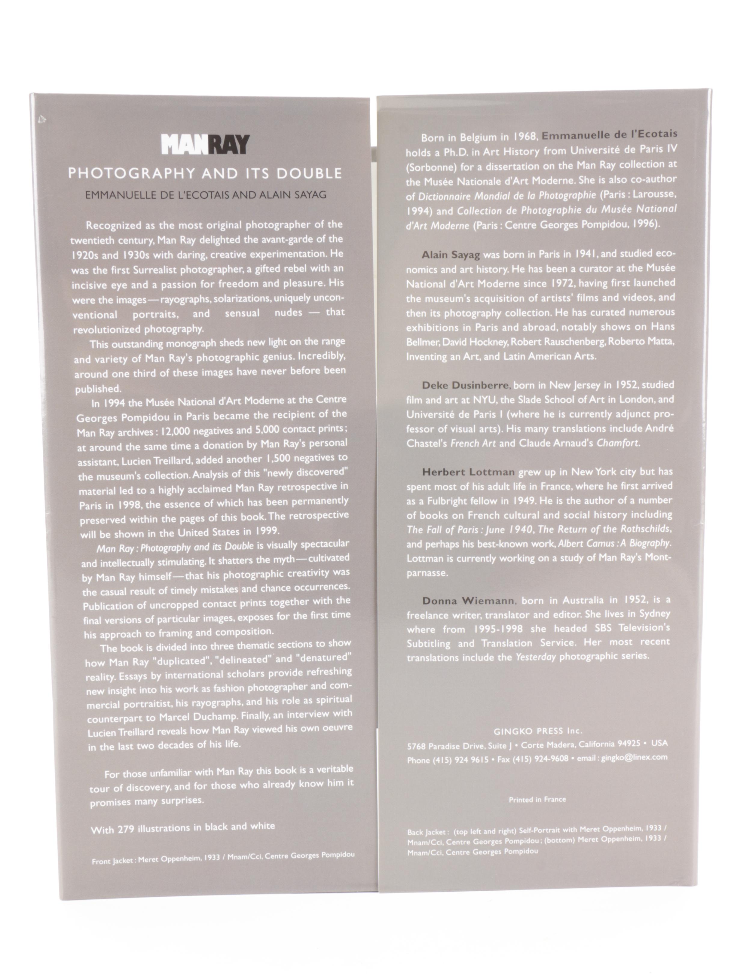 "Man Ray: Photography And Its Double" and "Man Ray: The Great Monographs"