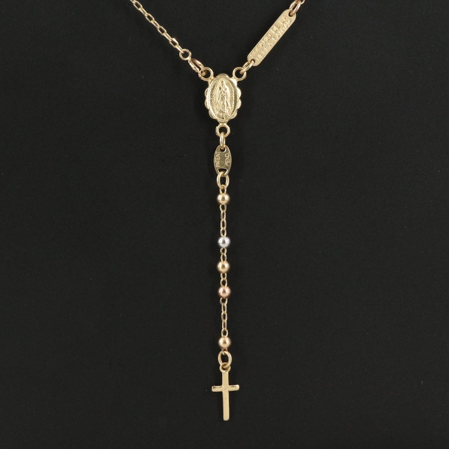 14K Rosario De La Tierra Santa™ Rosary