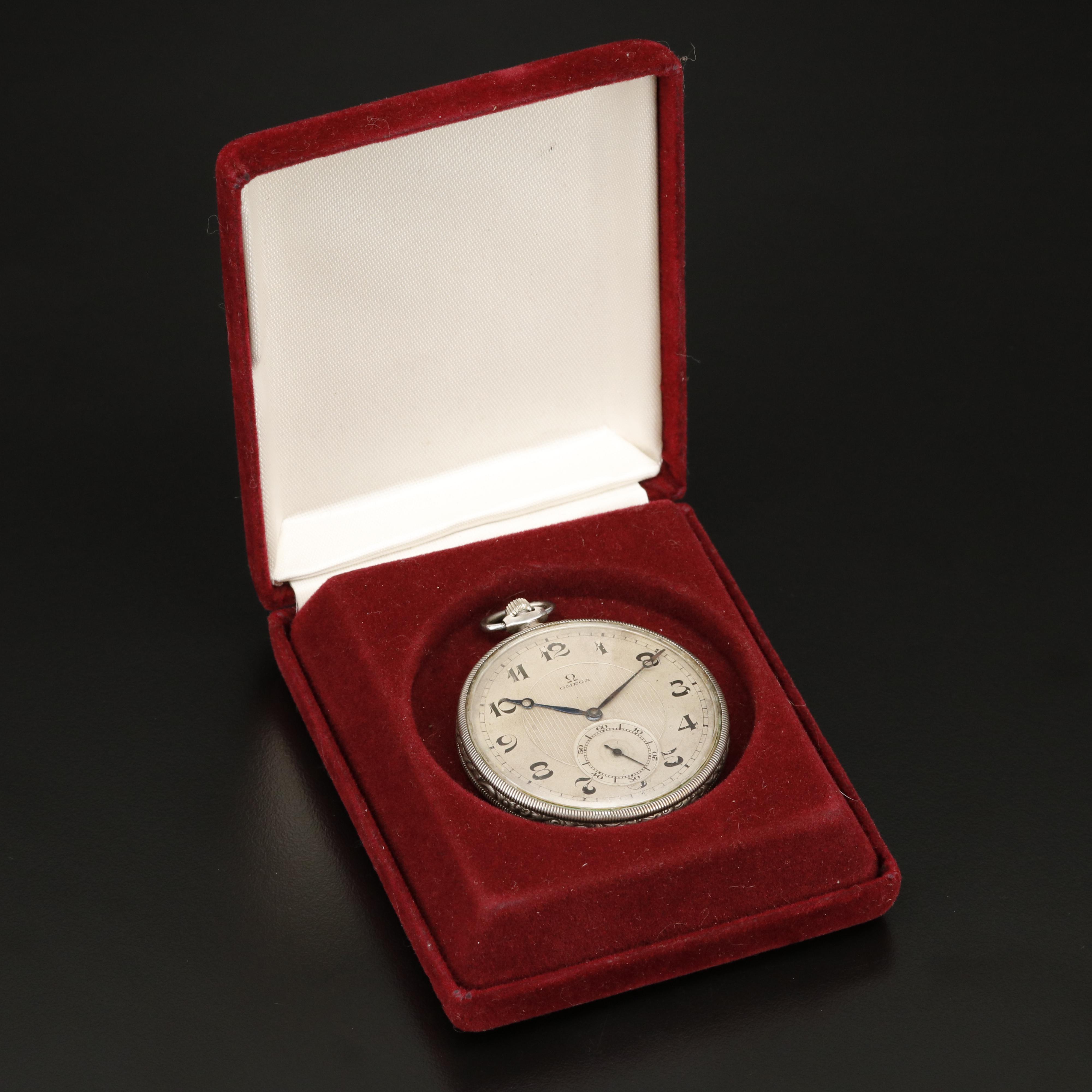 Omega 900 Silver Pocket Watch