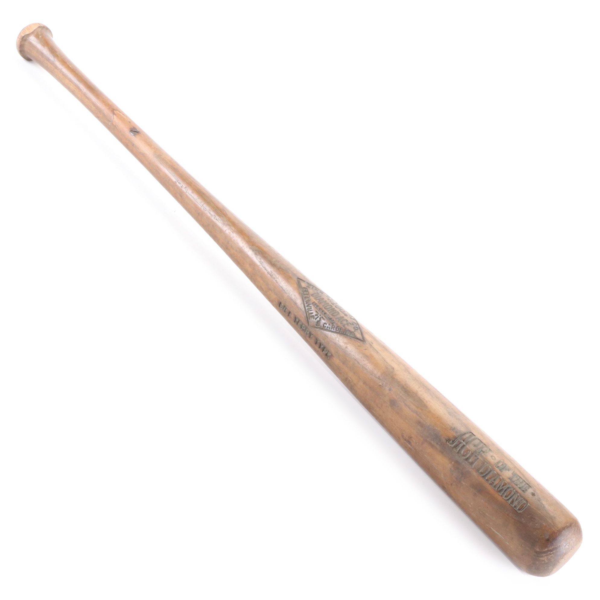 1920s Bill Terry Type Zinn Beck "Diamond Ace" Baseball Bat