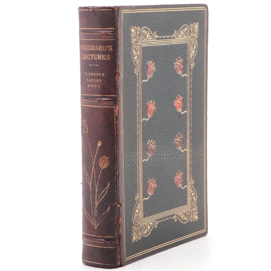 Signed "Stoddard's Lectures: Florence, Naples, Rome" Ohio Edition, 1898