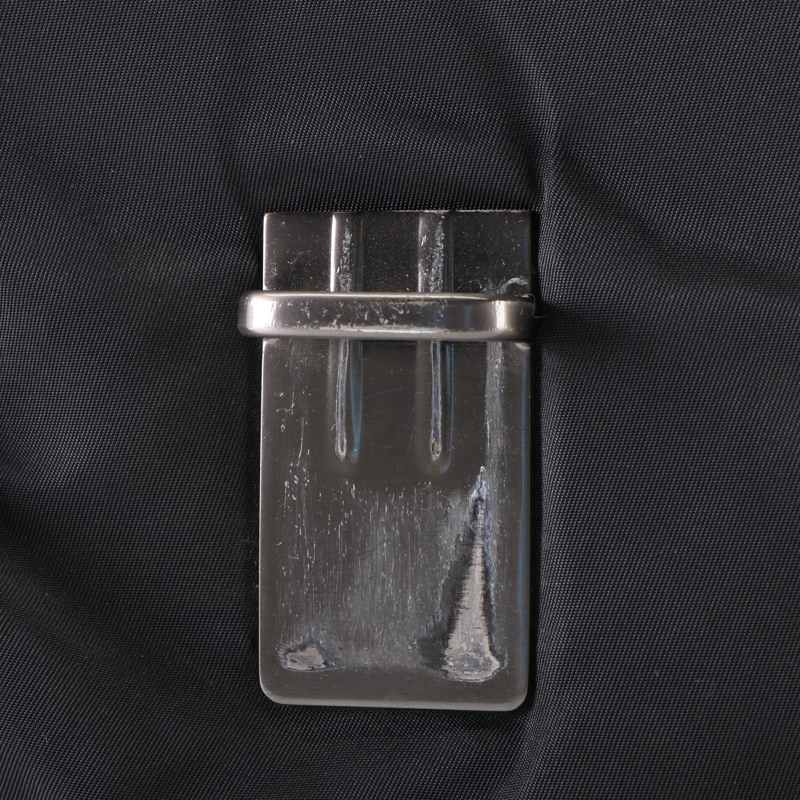 Prada Soft Briefcase in Black Leather and Tessuto Nylon