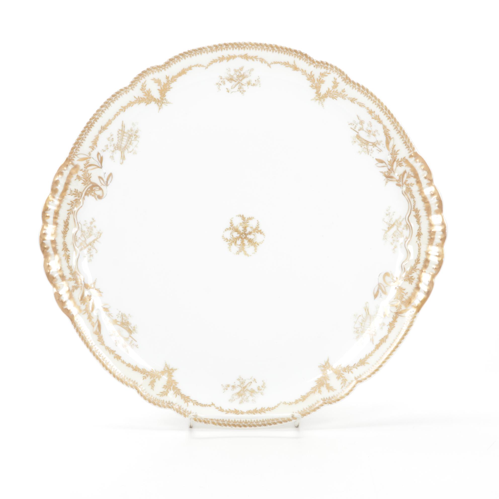 Haviland Limoges Porcelain "Margaux"  and Other Porcelain Dishes