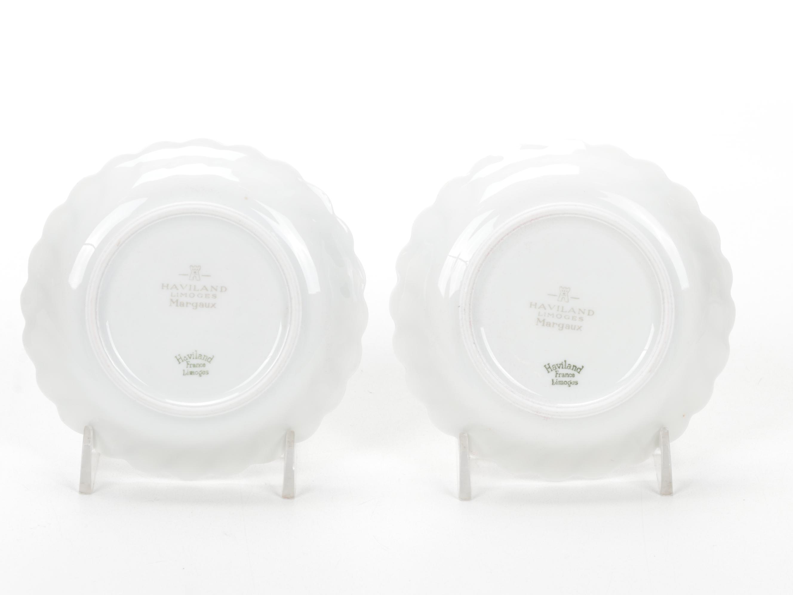 Haviland Limoges Porcelain "Margaux"  and Other Porcelain Dishes