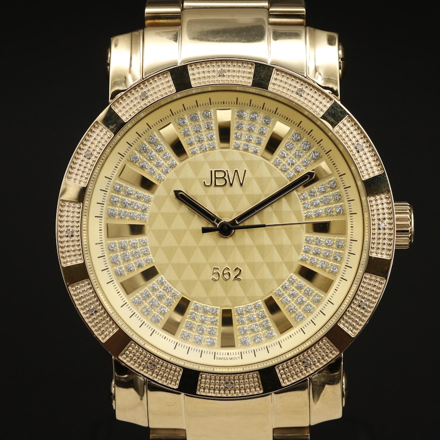 JBW "565" Stainless Steel Wristwatch