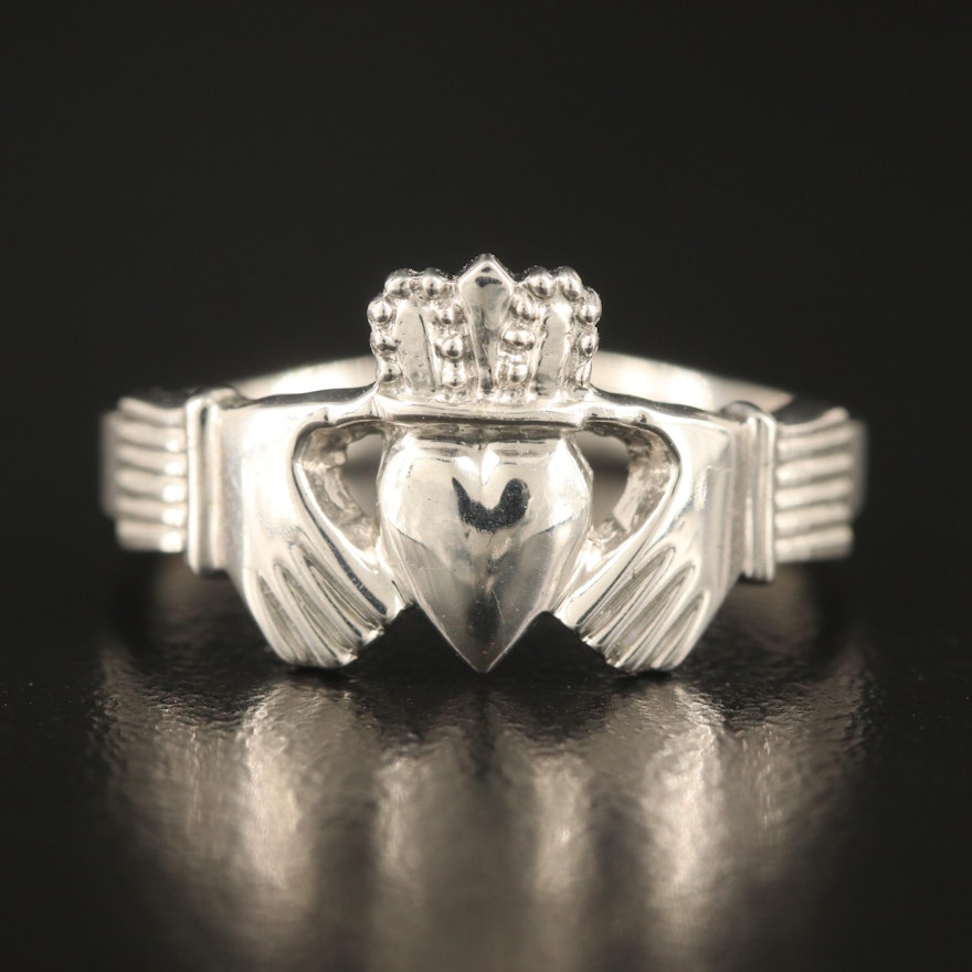 Sterling Claddagh Ring