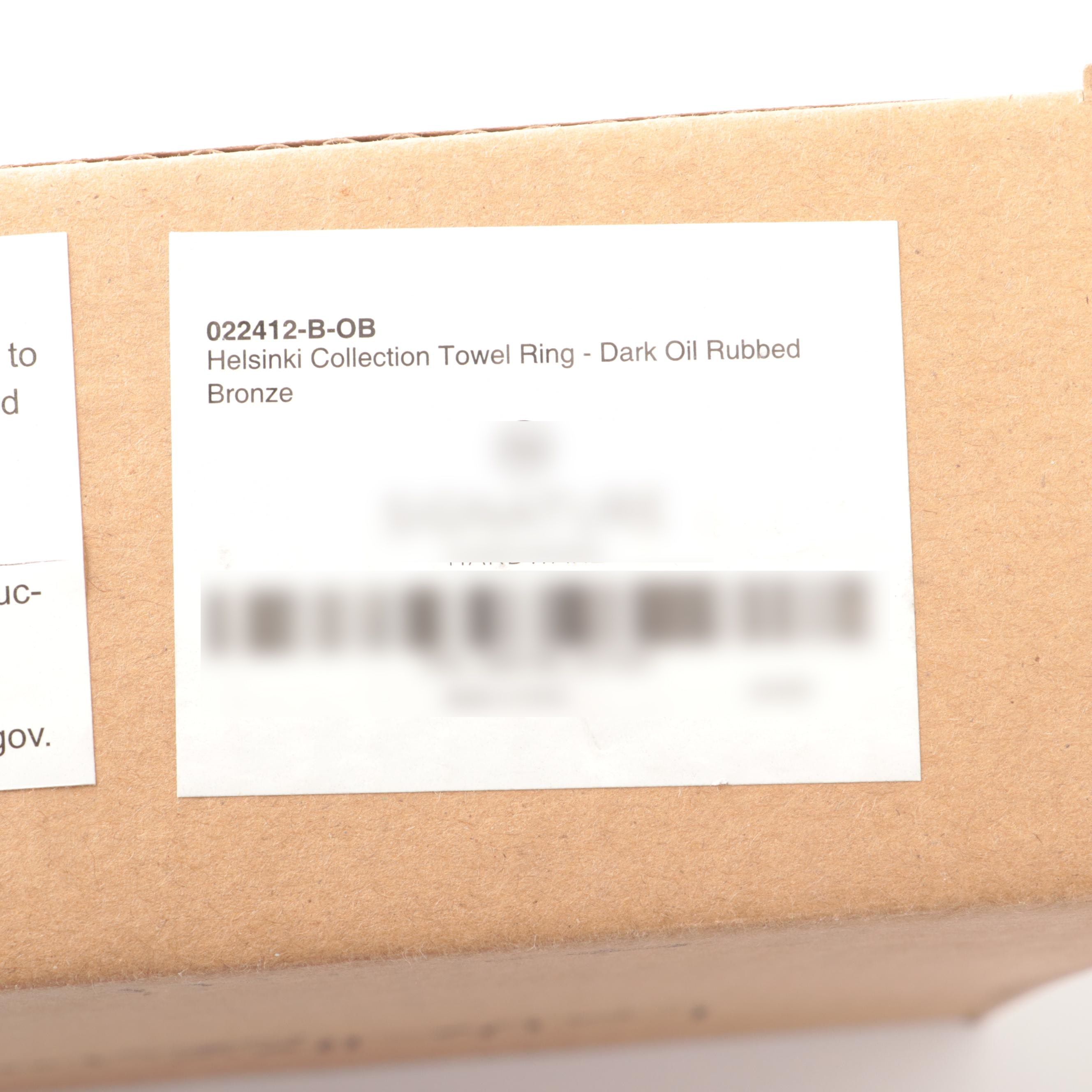 Two Towel Rings in Dark Oil-Rubbed Bronze