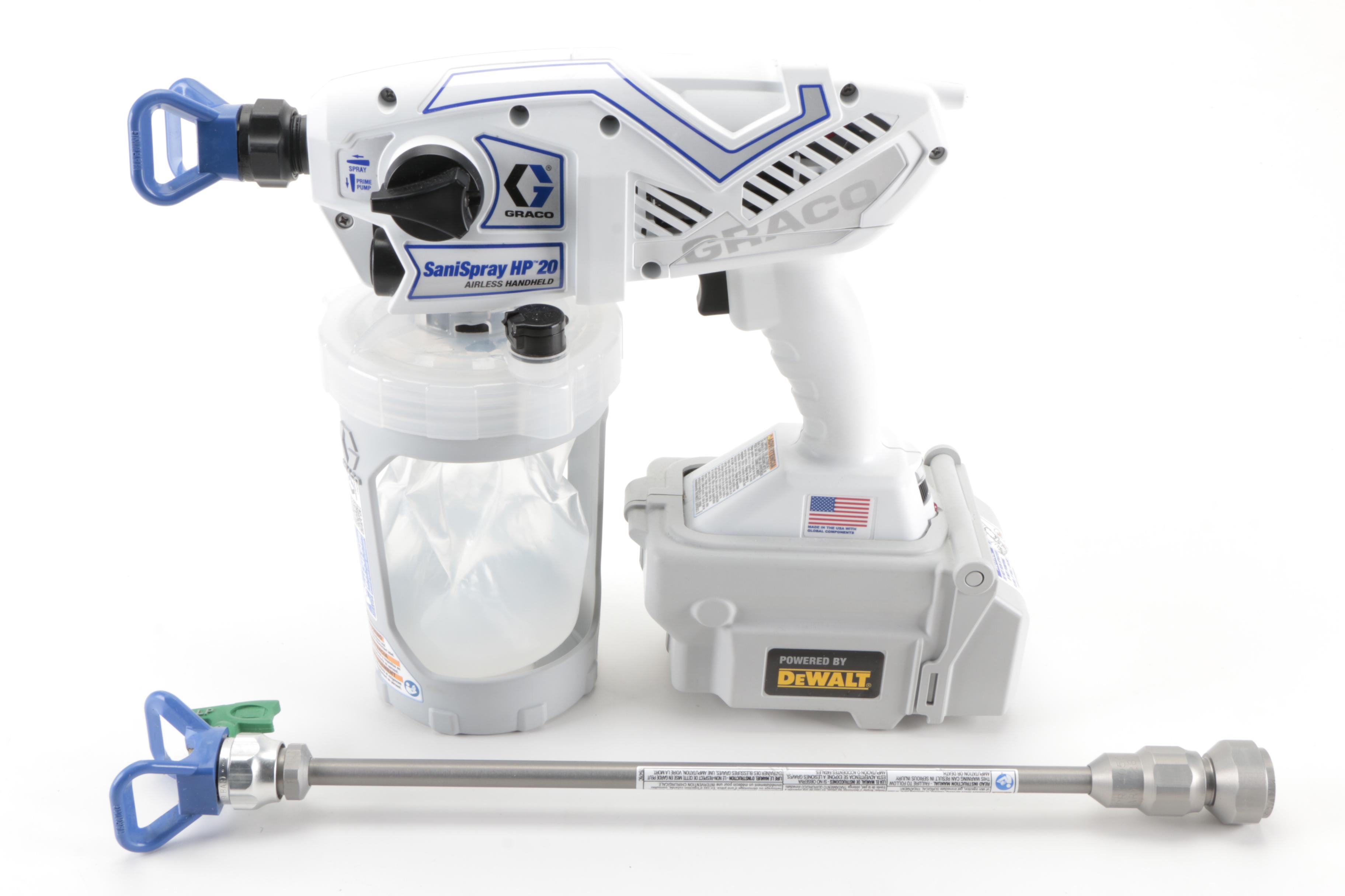 Graco Sani Spray HP20 Cordless Handheld Airless Disinfectant Sprayer