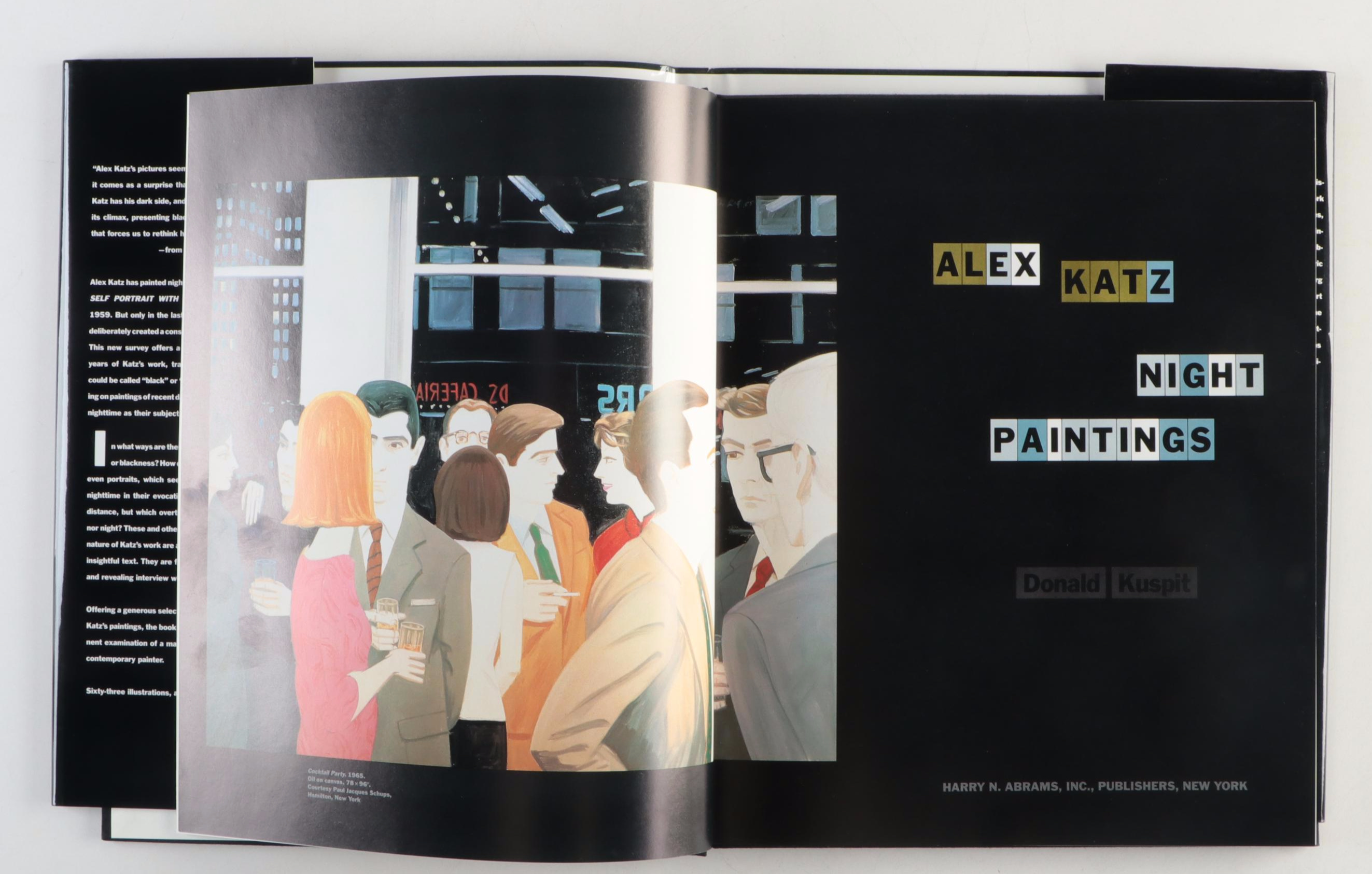 "Alex Katz: Night Paintings" by Donald Kuspit and Other Alex Katz Book
