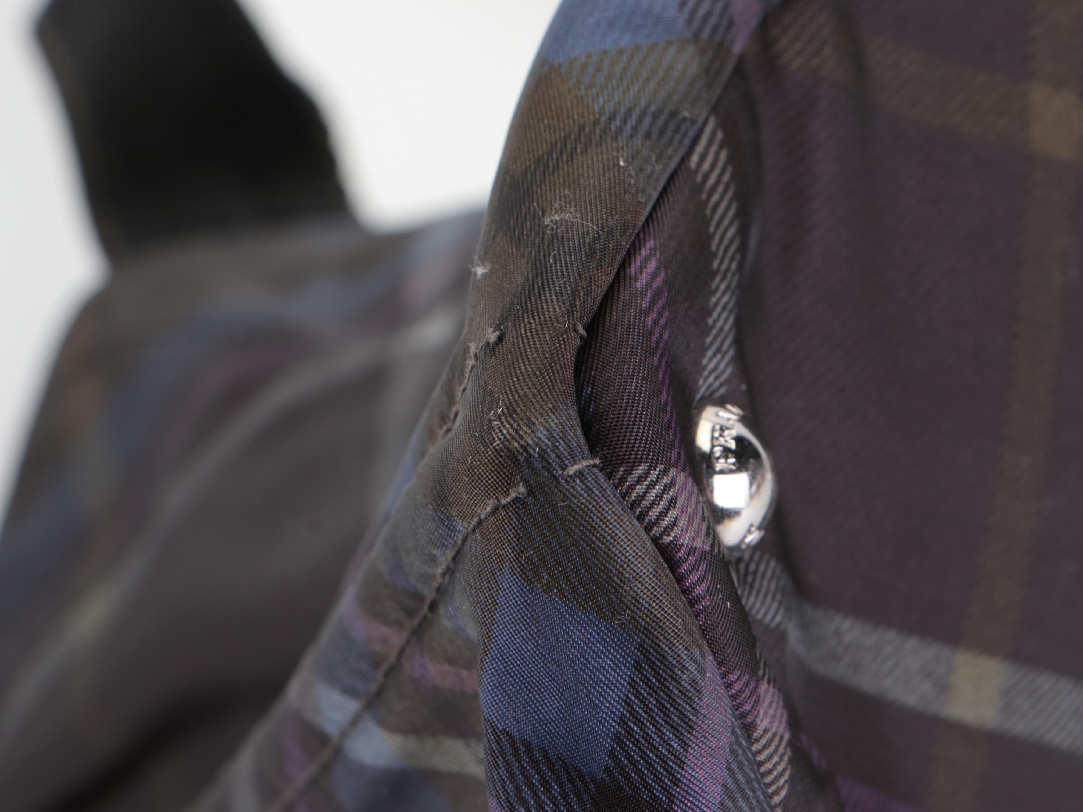 Prada Tote Bag in Battle Cry Tessuto Scozzes Plaid Nylon