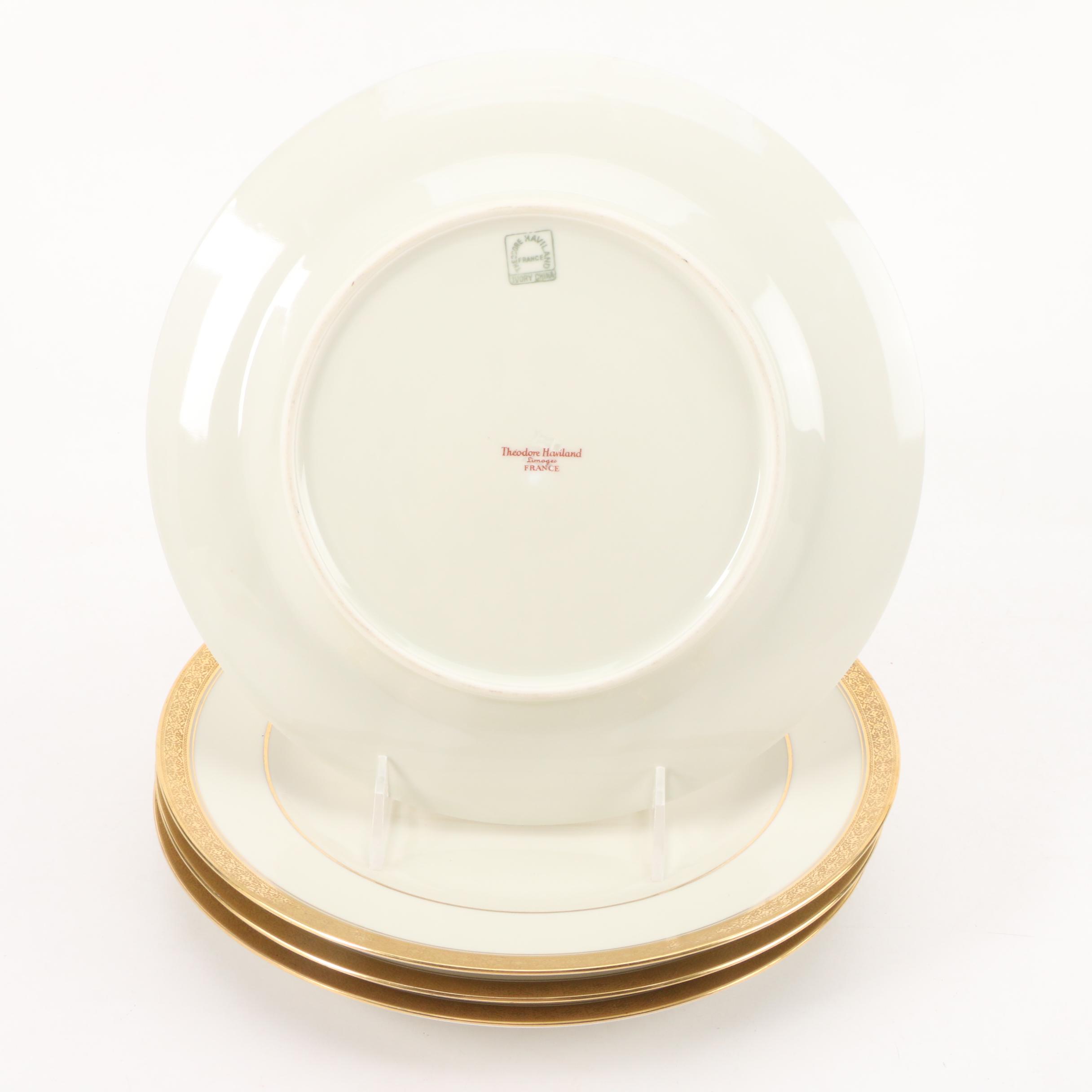 Haviland Limoges Bone China Dinnerware Set, Mid to Late 20th C.