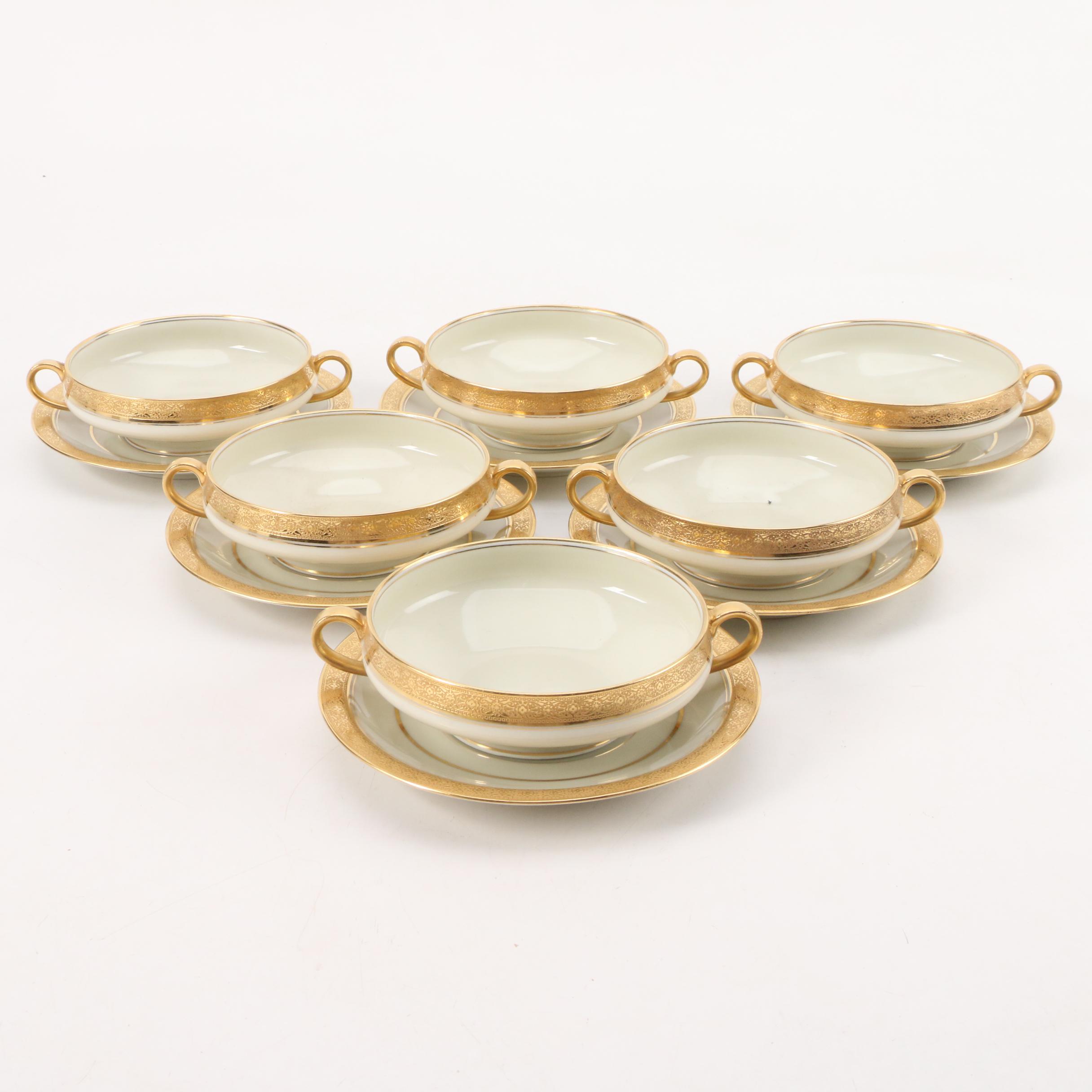 Haviland Limoges Bone China Dinnerware Set, Mid to Late 20th C.