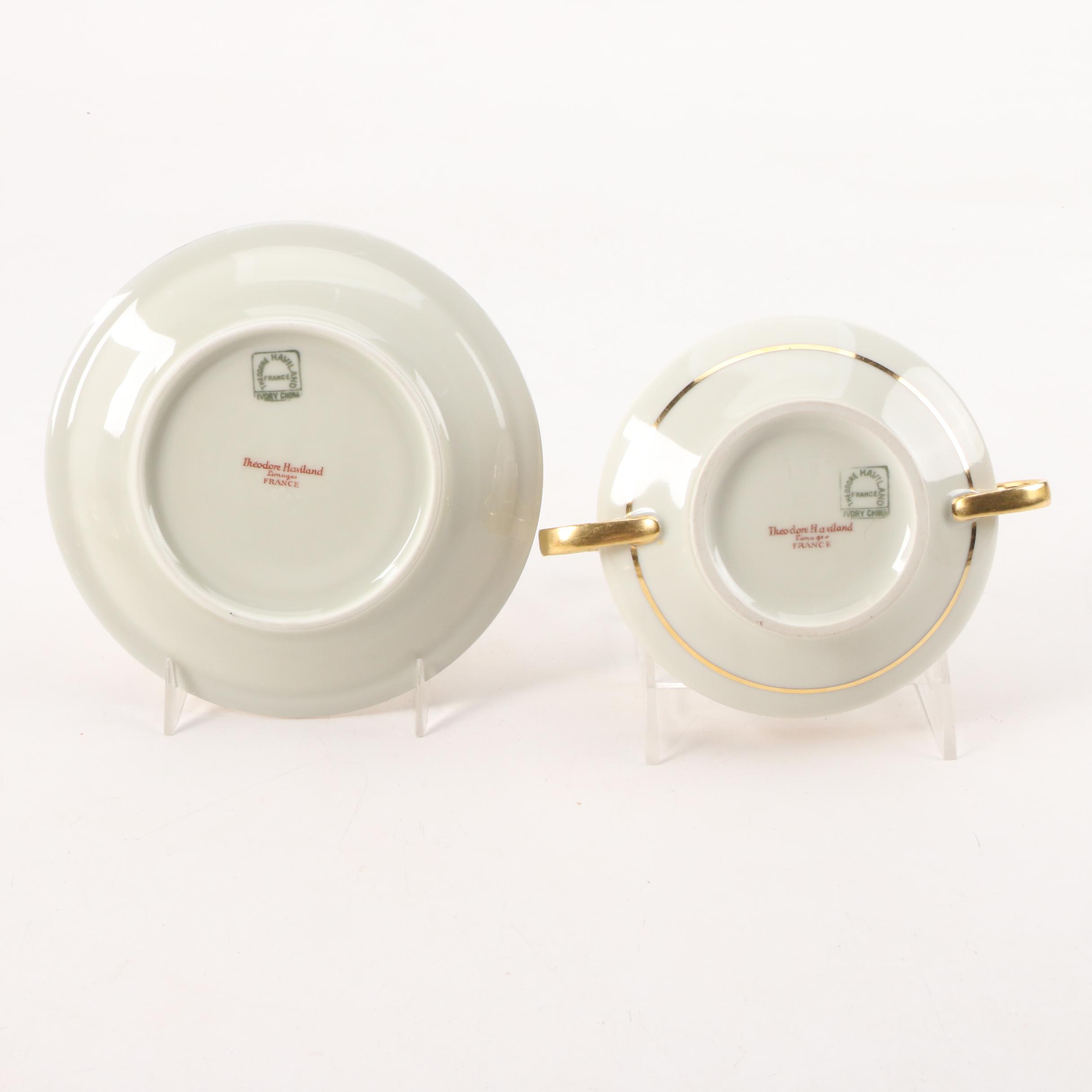 Haviland Limoges Bone China Dinnerware Set, Mid to Late 20th C.