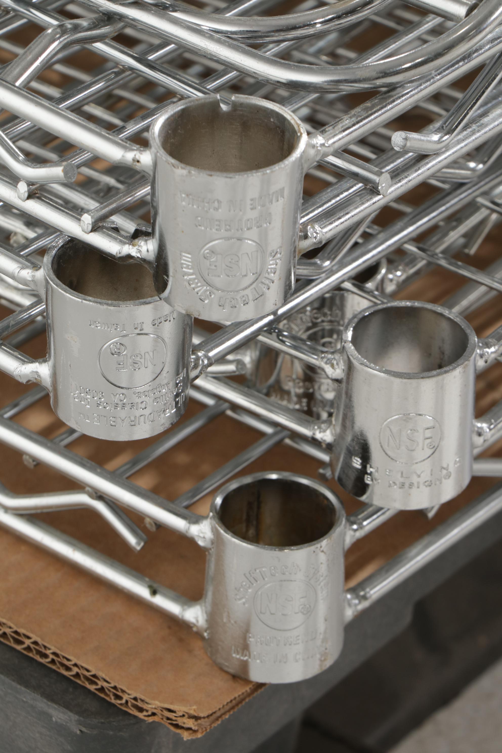 NSF Shelf Tech System Heavy Duty Wire Storage Shelving