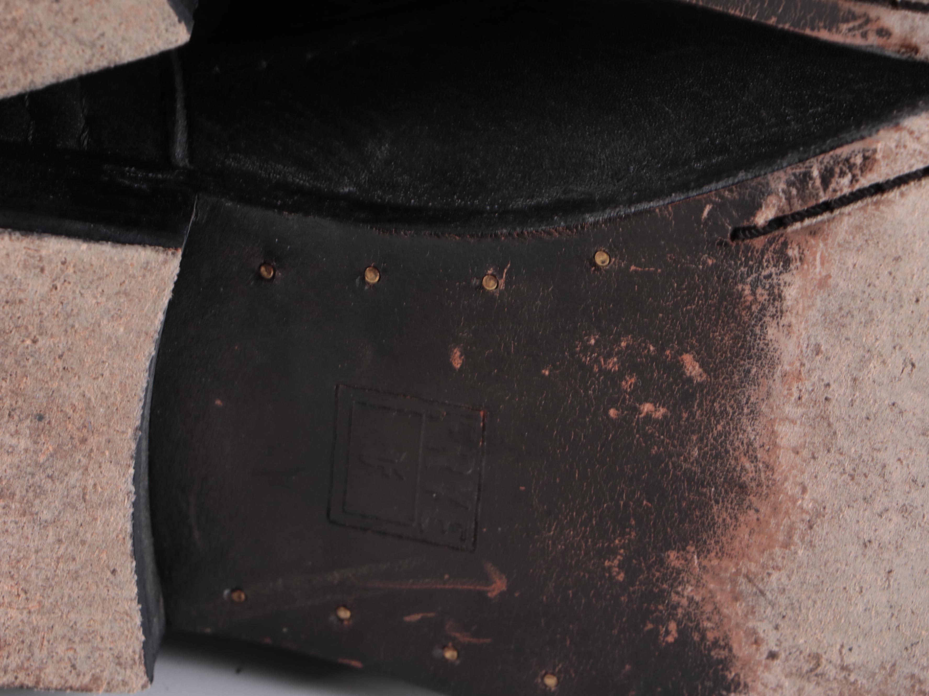 Frye Melissa Trapunto Tall Boots in Black Leather with Box