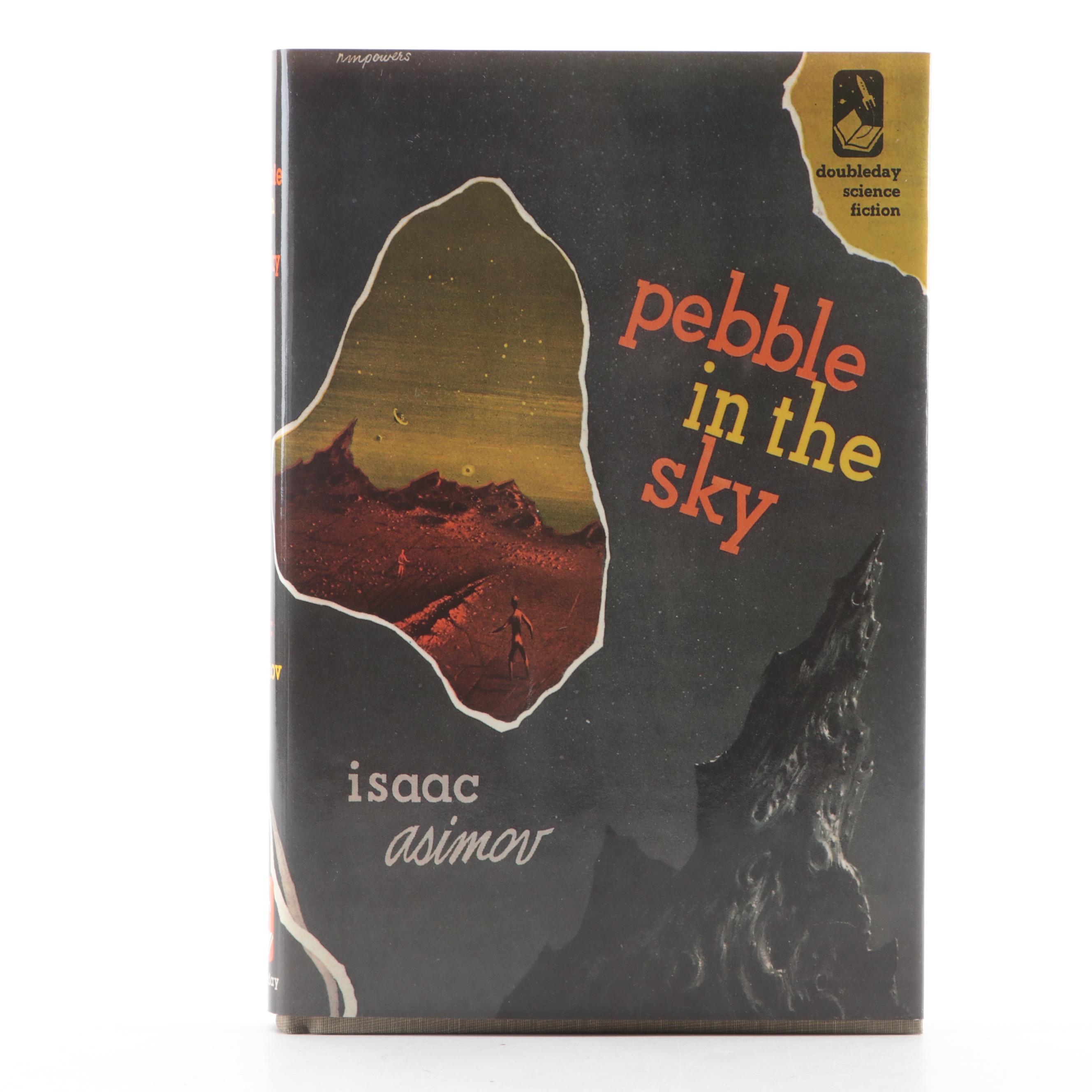 Signed Fortieth Anniversary Edition "Pebble in the Sky" by Isaac Asimov, 1990