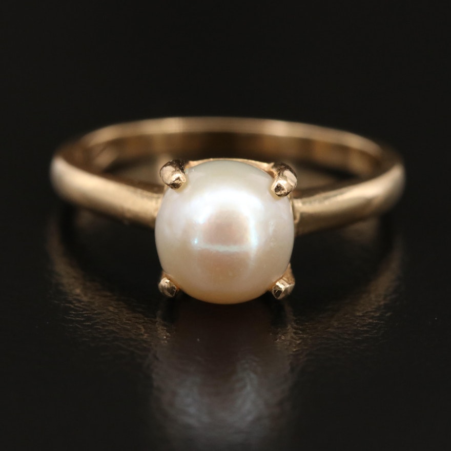 14K Pearl Ring