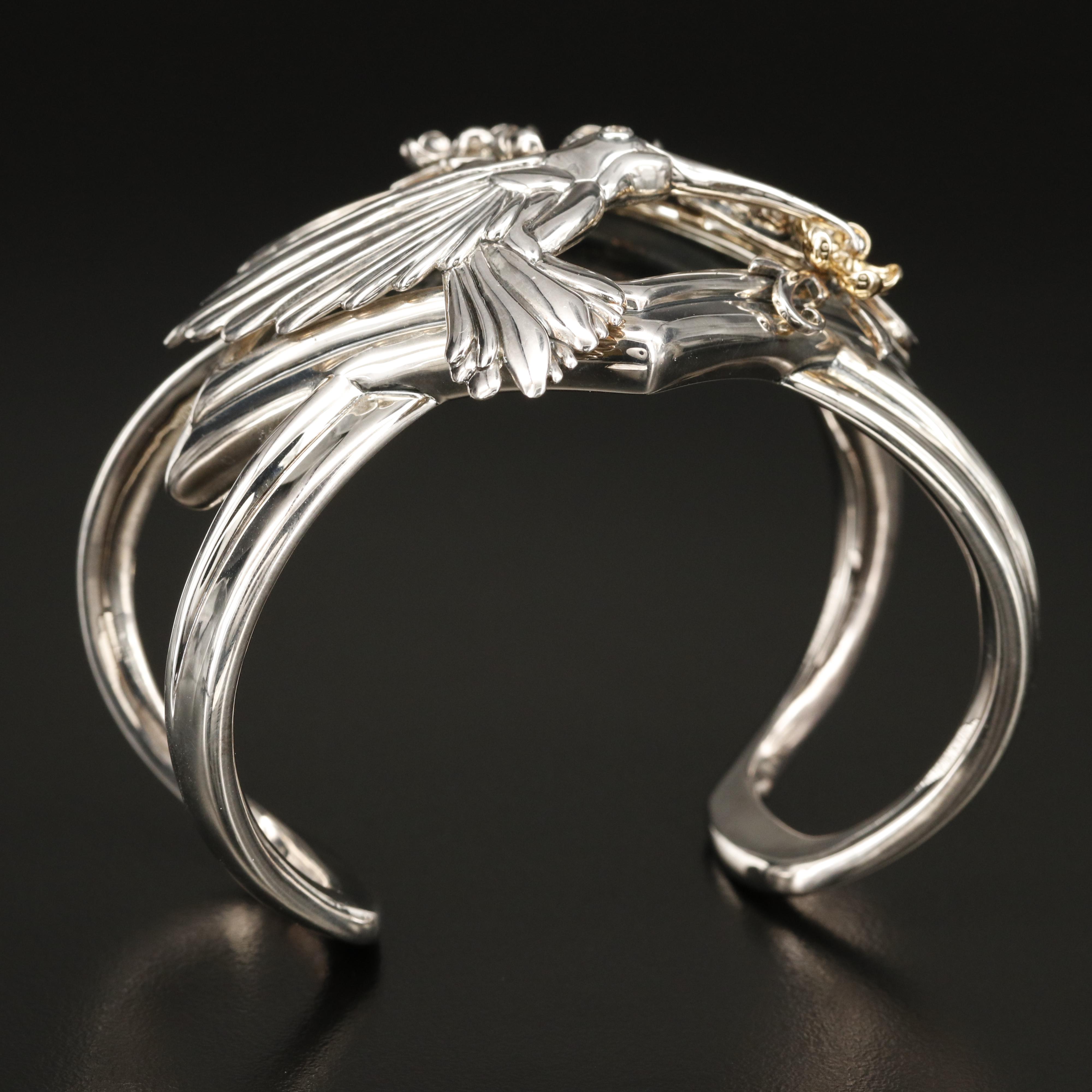 Barry Kieselstein-Cord Hummingbird Cuff with 14K Accent