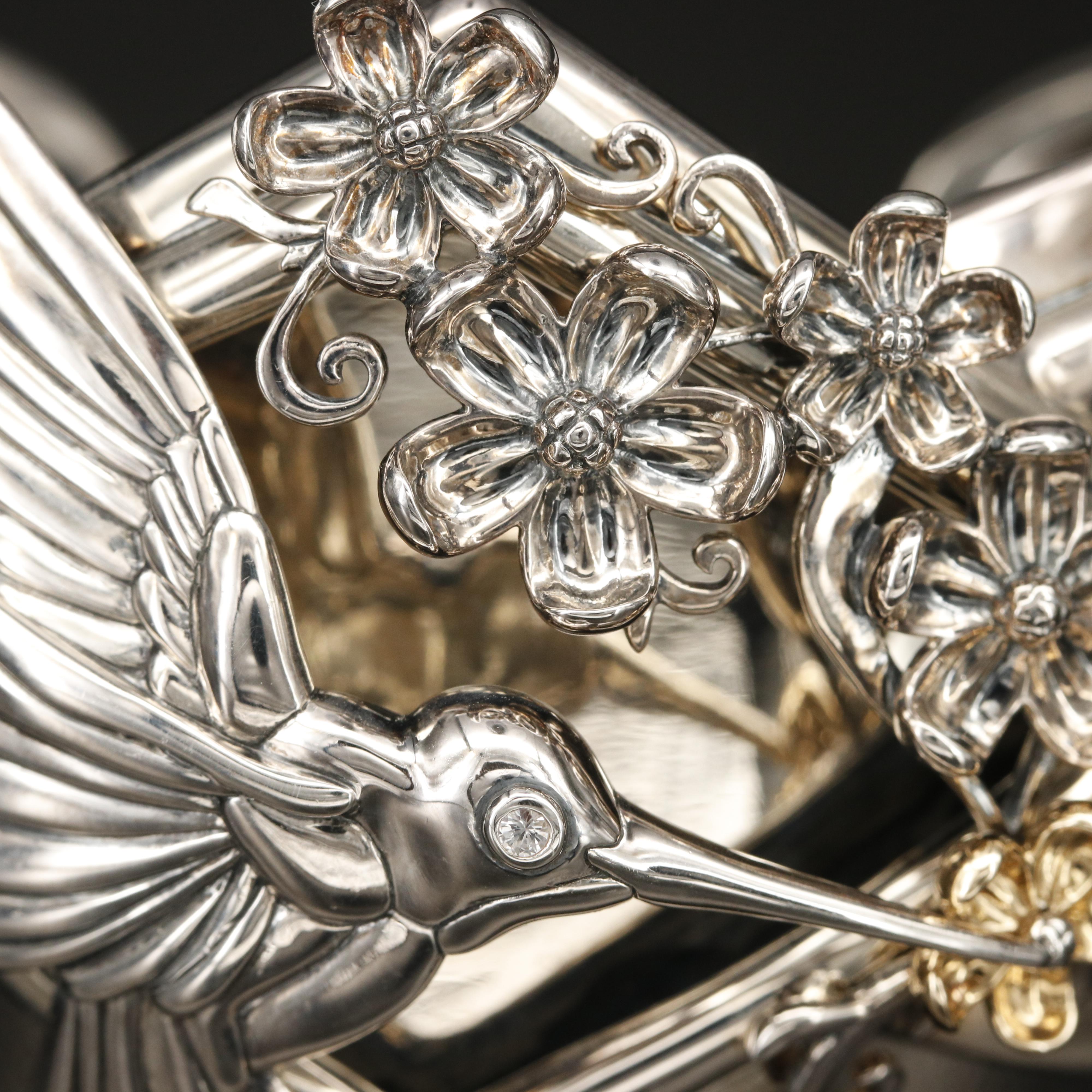Barry Kieselstein-Cord Hummingbird Cuff with 14K Accent
