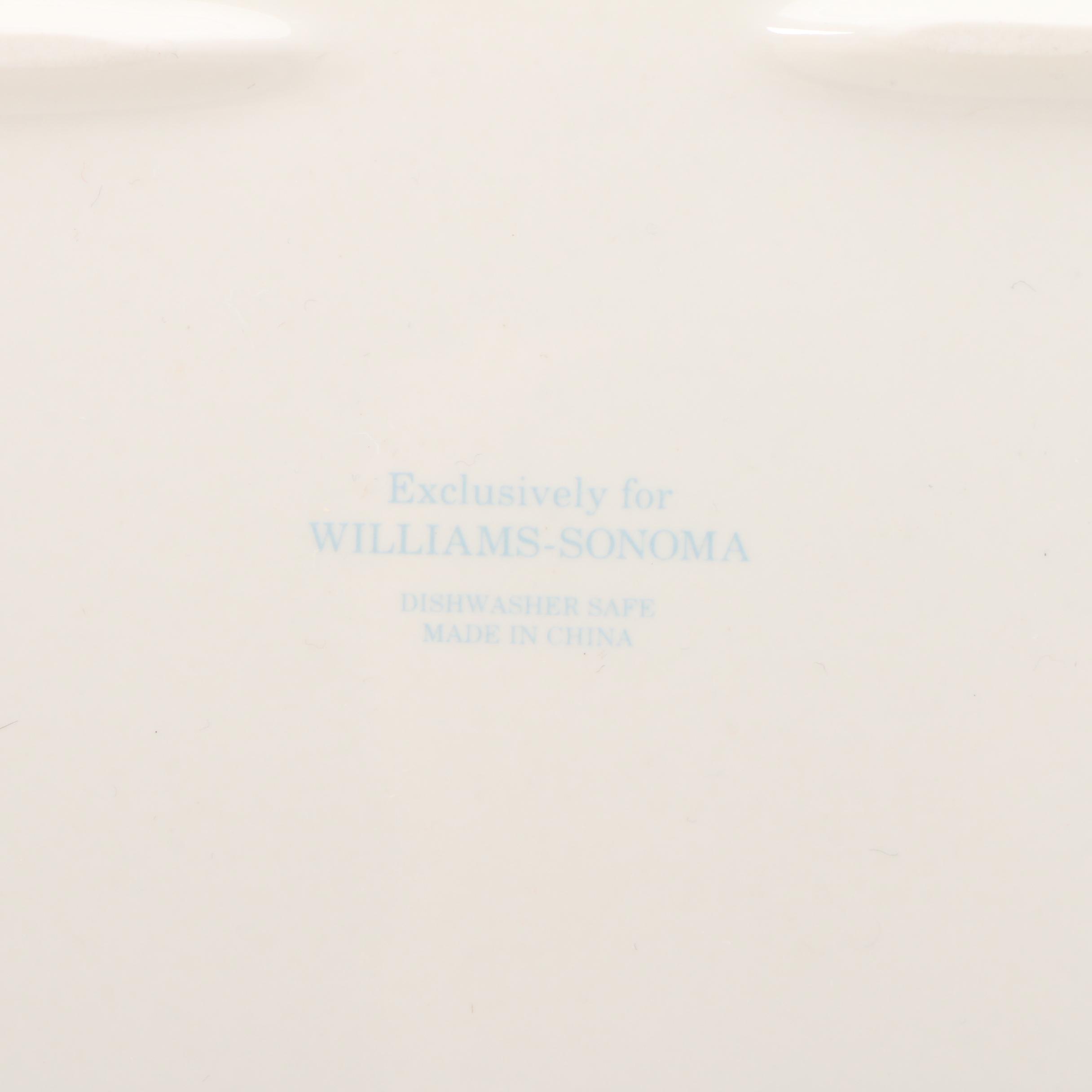 Williams-Sonoma "Damask Bunny" Porcelain Dinnerware with Arthur Court Tableware