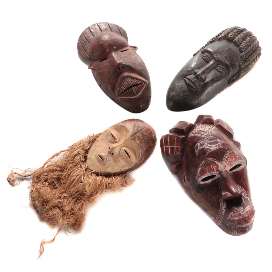 Tikar Style, Lega Style, and Other Central African Inspired Masks