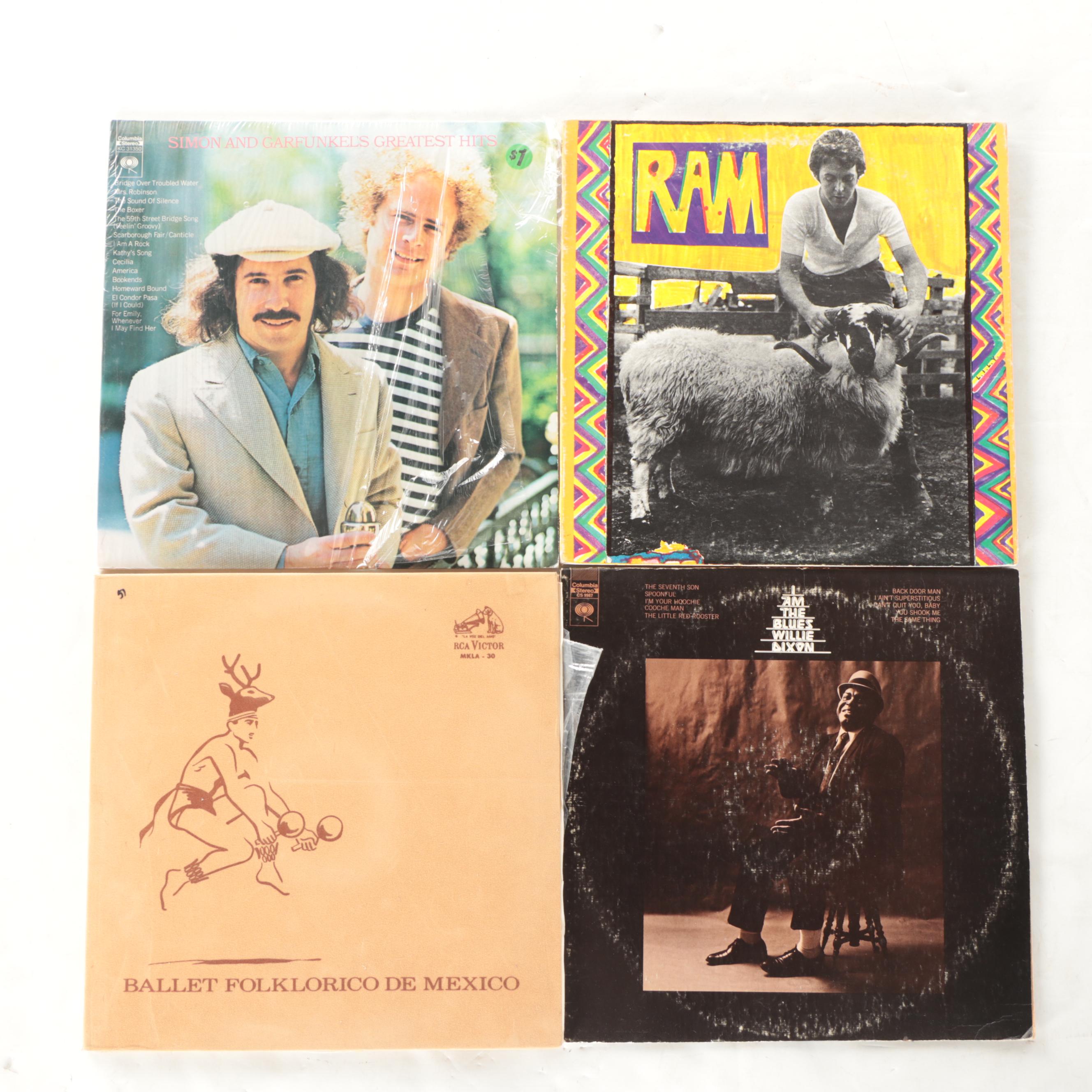 Beatles, Aretha Franklin, Johnny Cash, Other Rock, Jazz, Country, LP Records