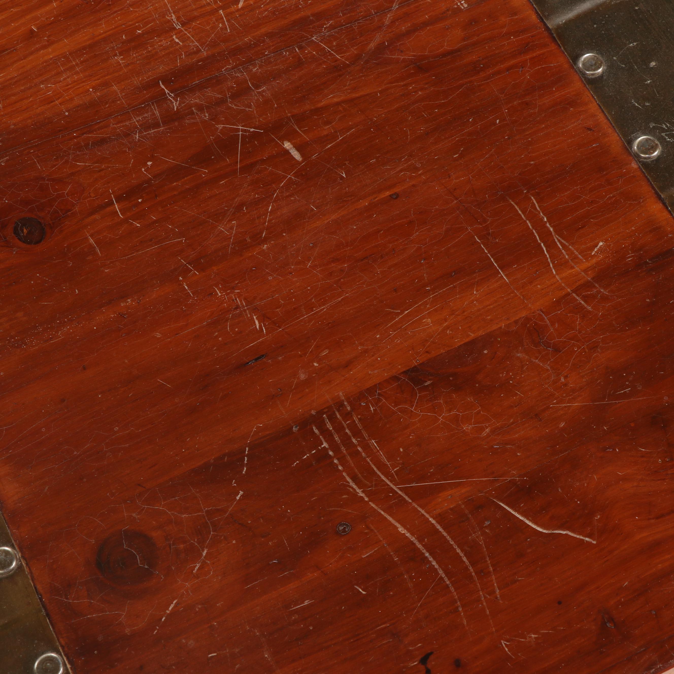 West Branch Novelty Co. Brass-Bound Cedar Chest, 20th Century