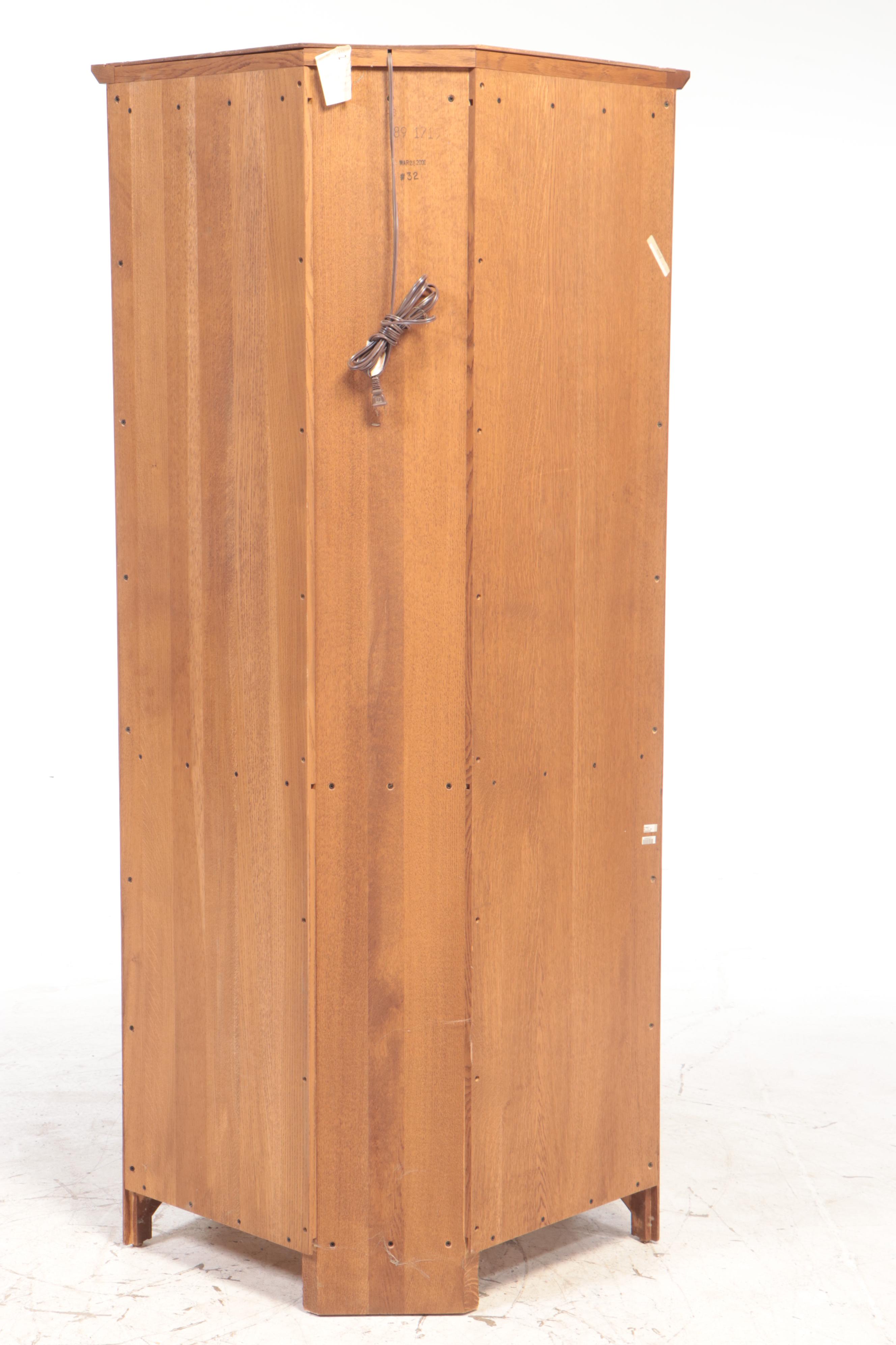 Stickley, Arts and Crafts Style Oak Corner Cabinet