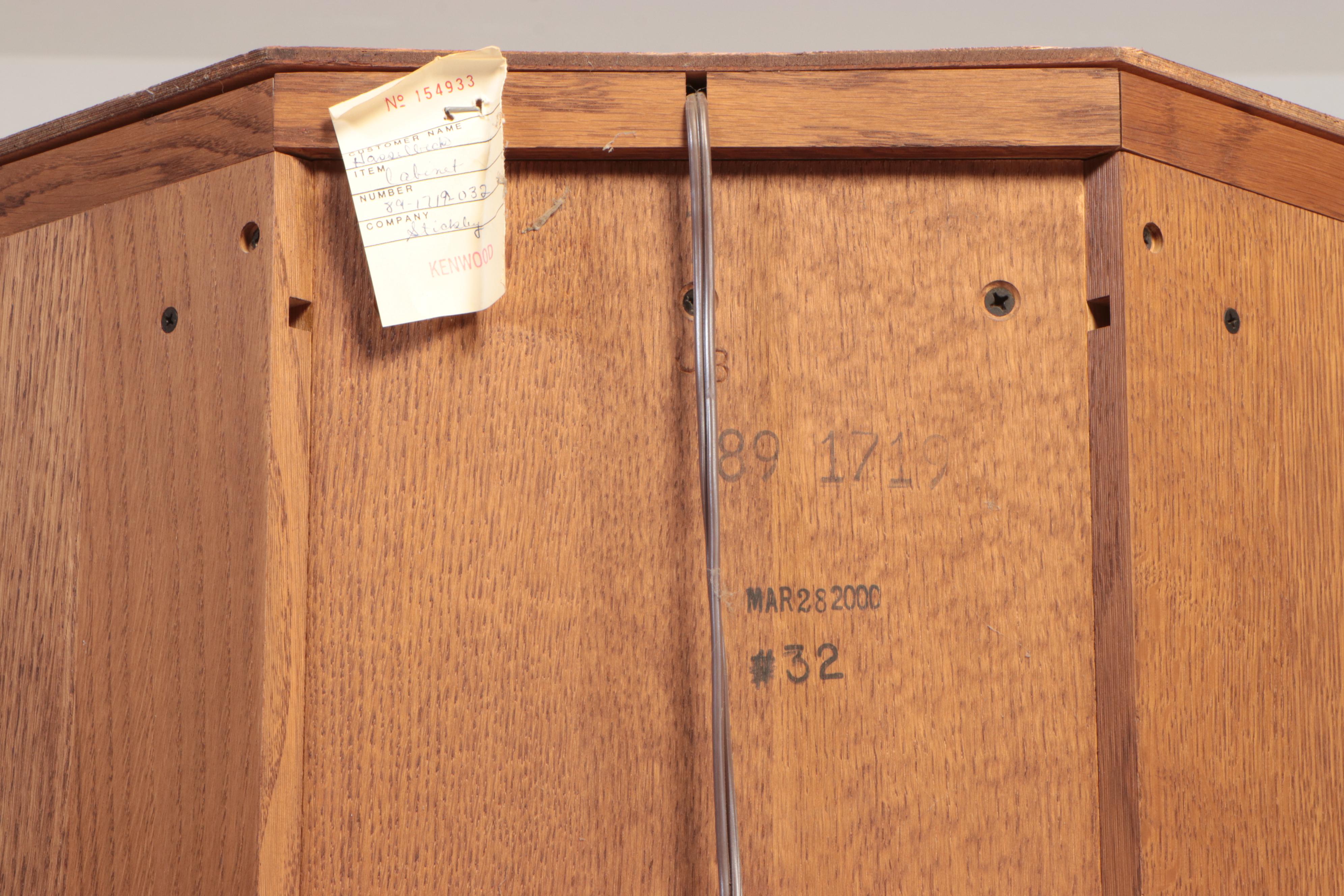 Stickley, Arts and Crafts Style Oak Corner Cabinet