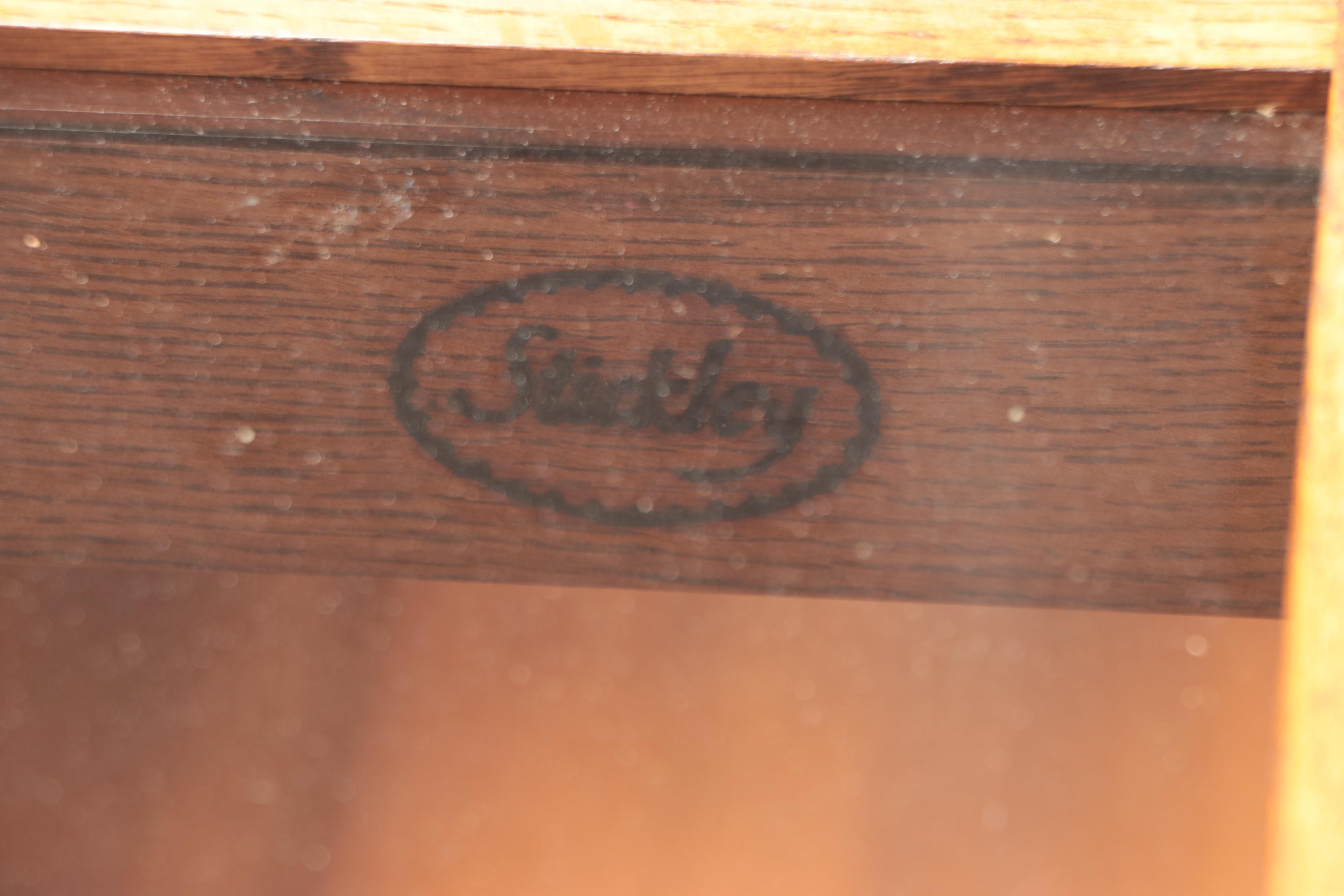 Stickley, Arts and Crafts Style Oak Corner Cabinet