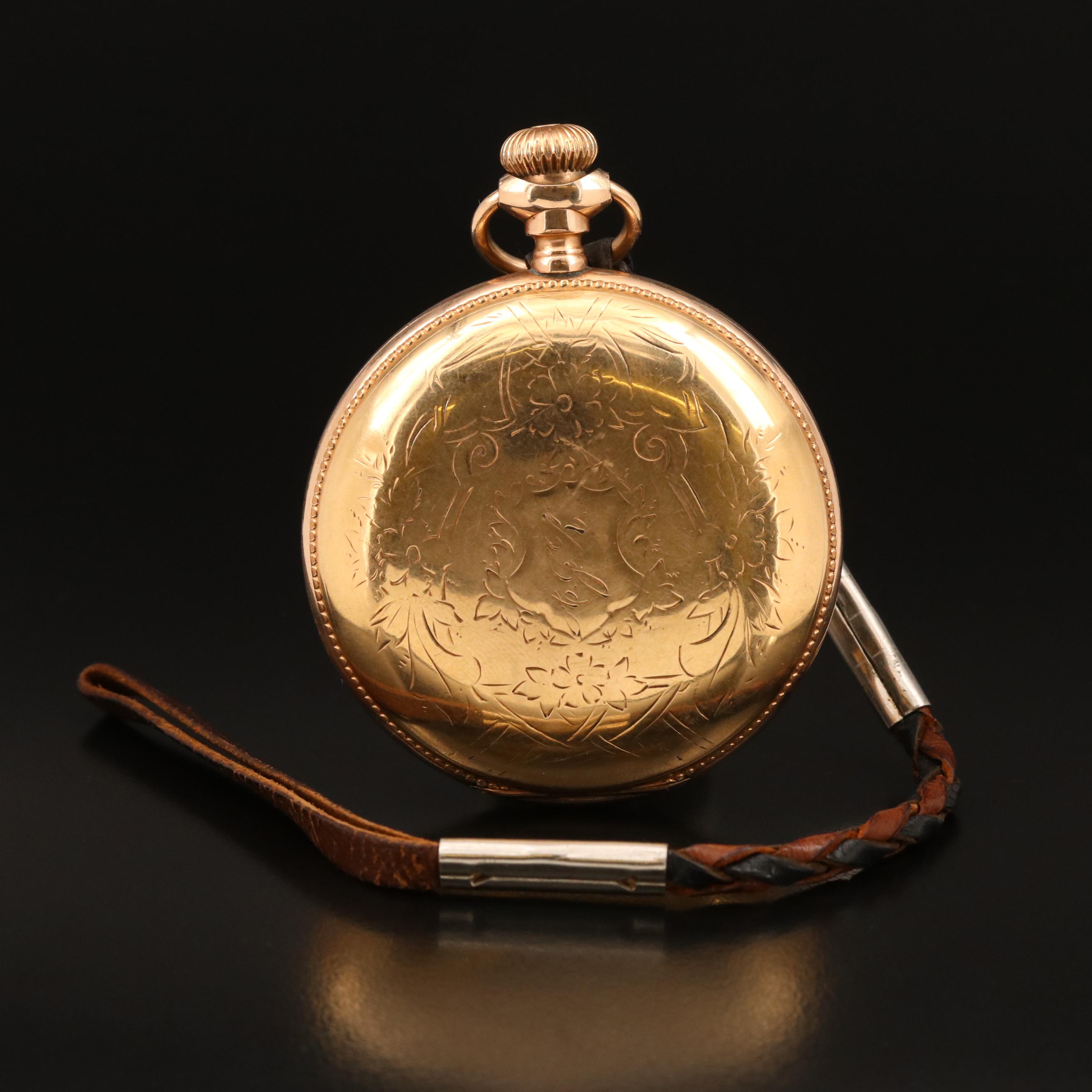 1883 A.W.C. Waltham Gold-Filled Pocket Watch