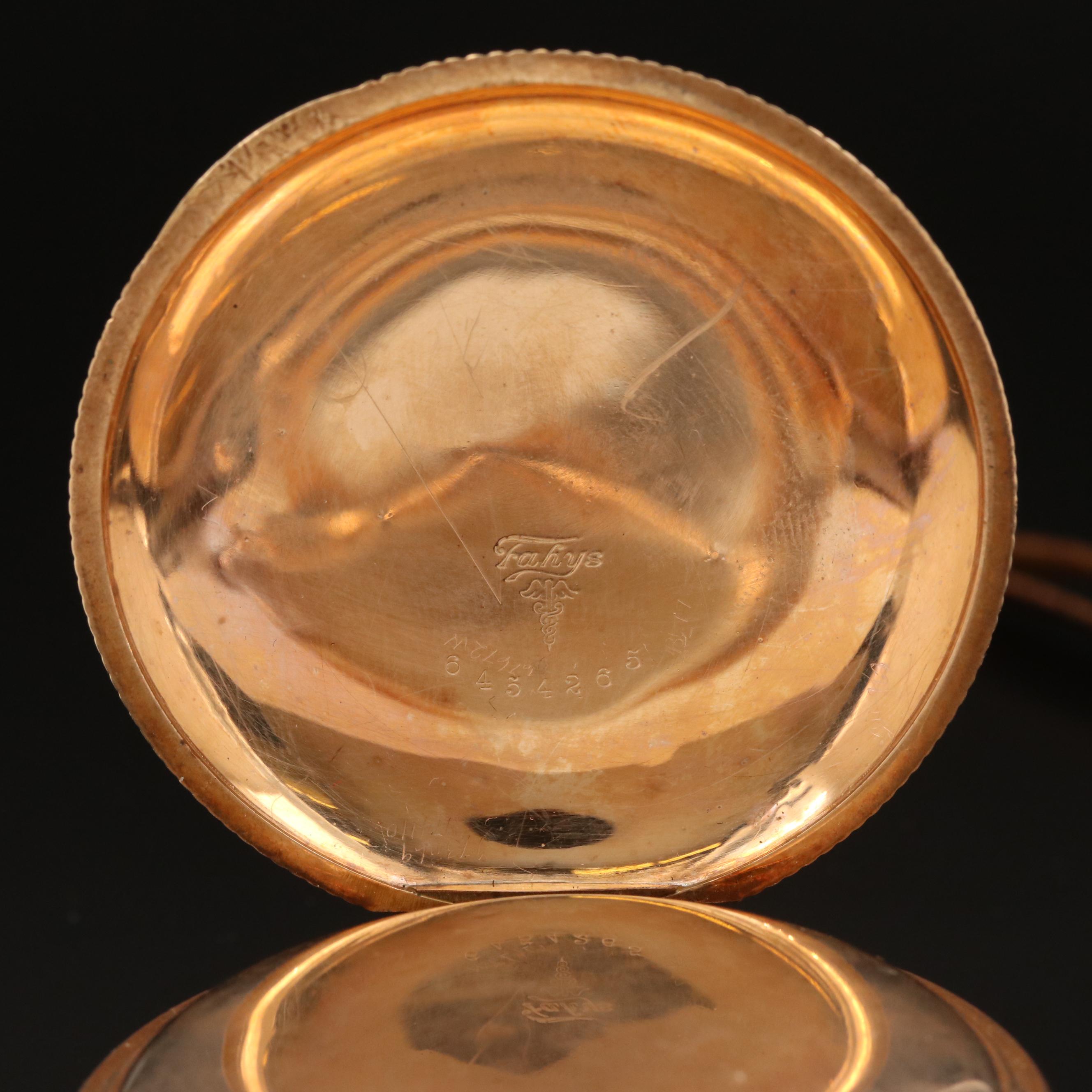 1883 A.W.C. Waltham Gold-Filled Pocket Watch