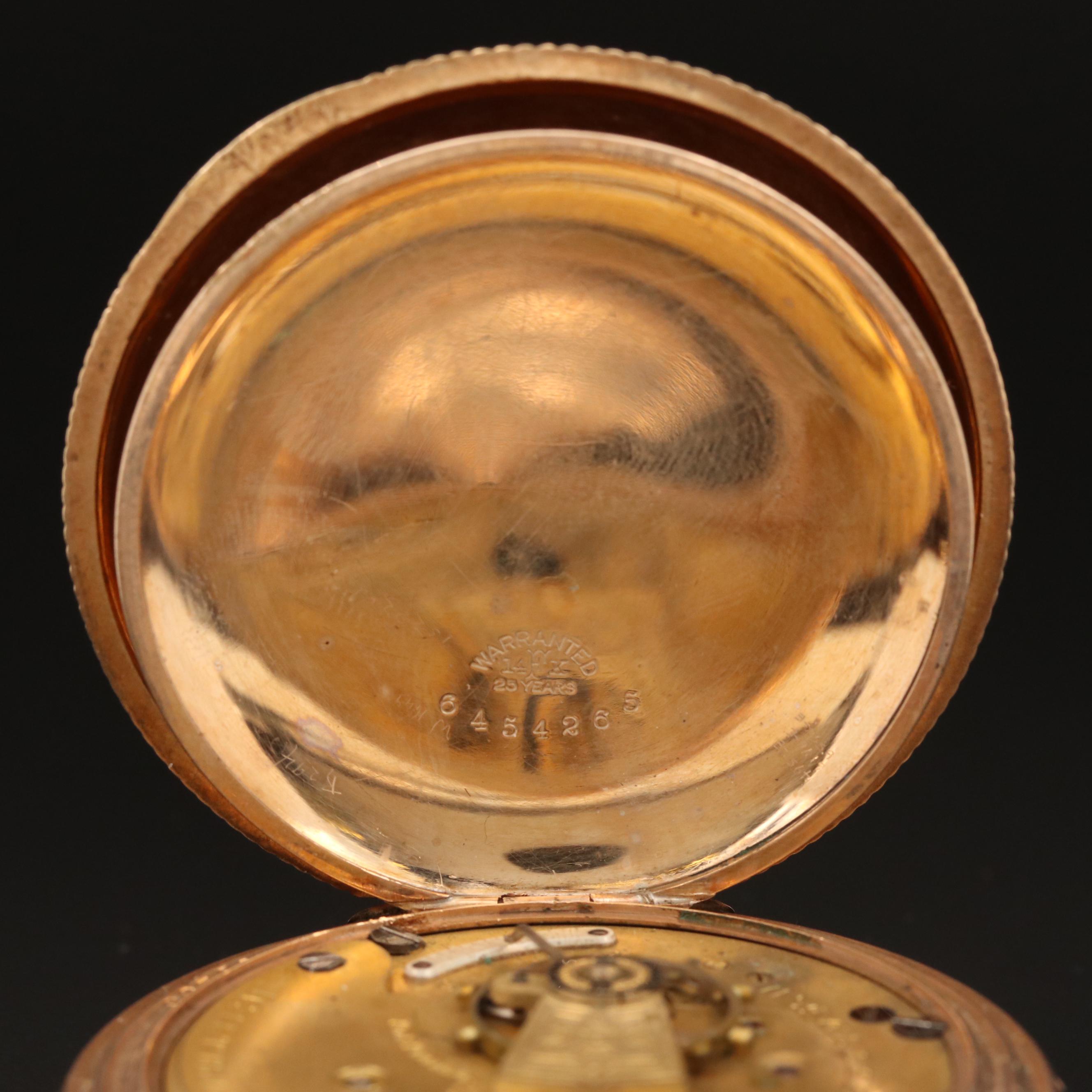 1883 A.W.C. Waltham Gold-Filled Pocket Watch