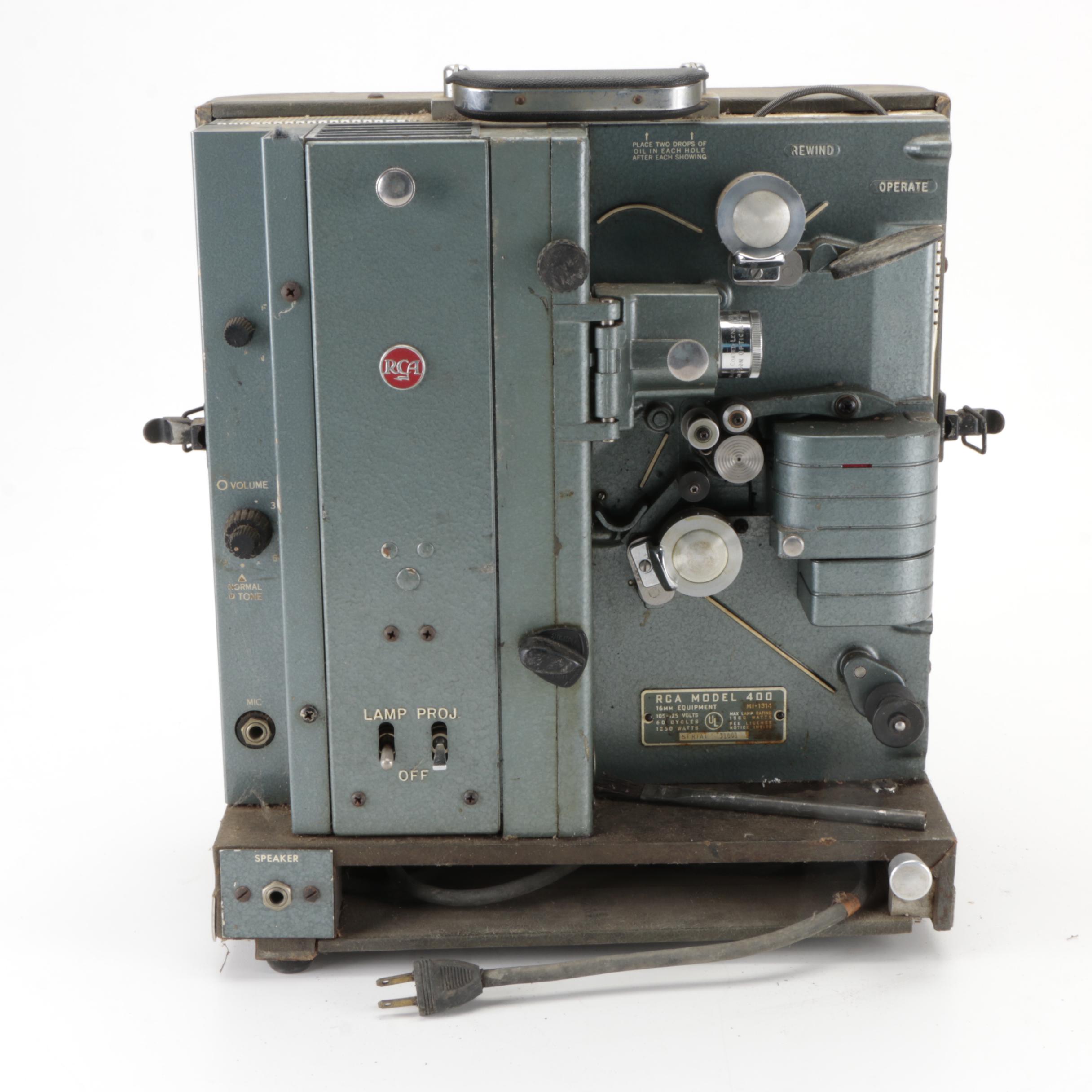 RCA Model 400 16mm Film Projector, 1948
