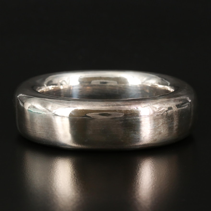 Sterling Oval Bangle