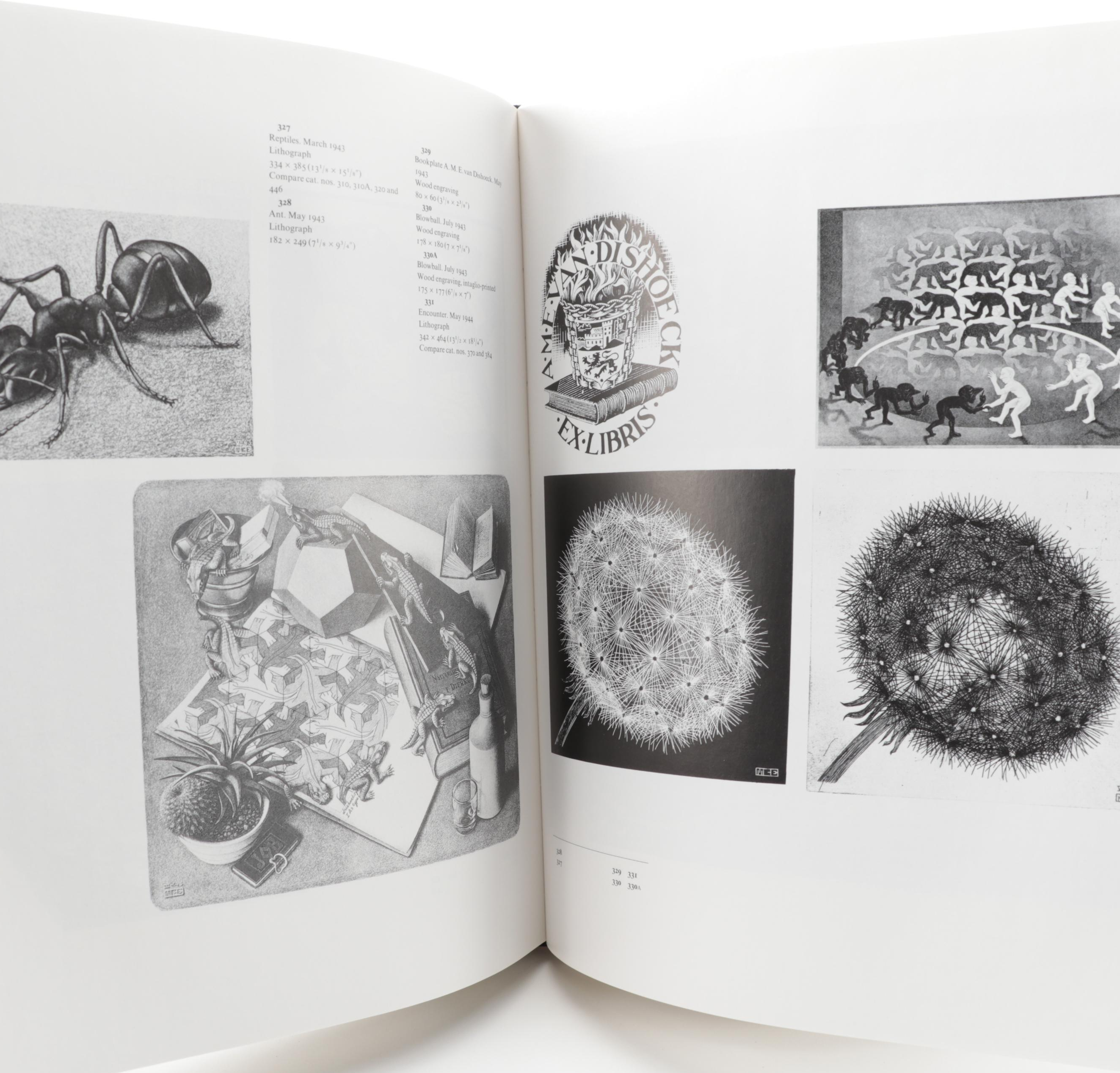 First English Language Edition "M. C. Escher" with Other Escher Art Book