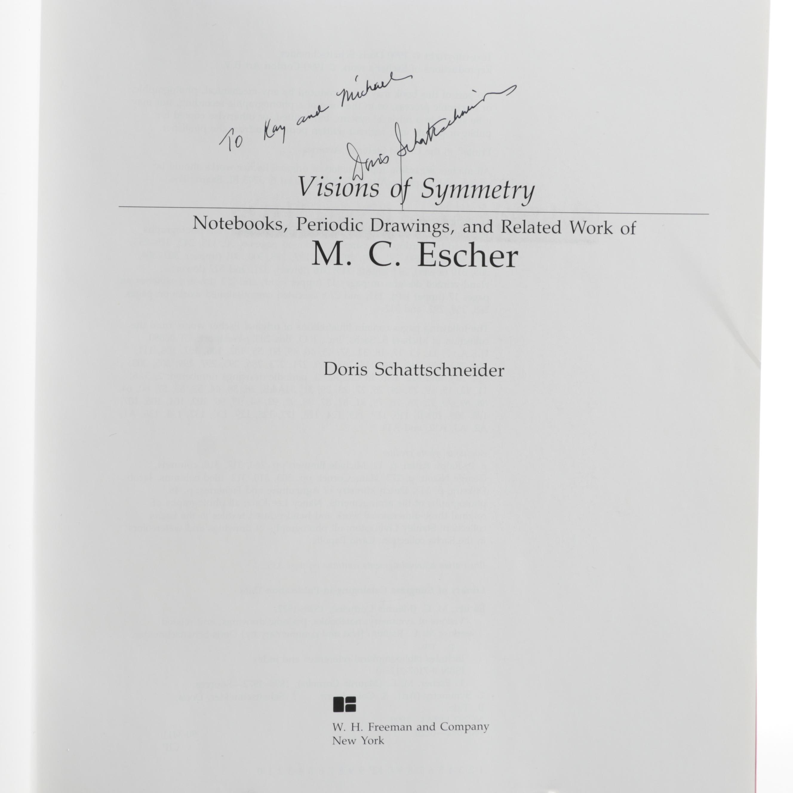 First English Language Edition "M. C. Escher" with Other Escher Art Book