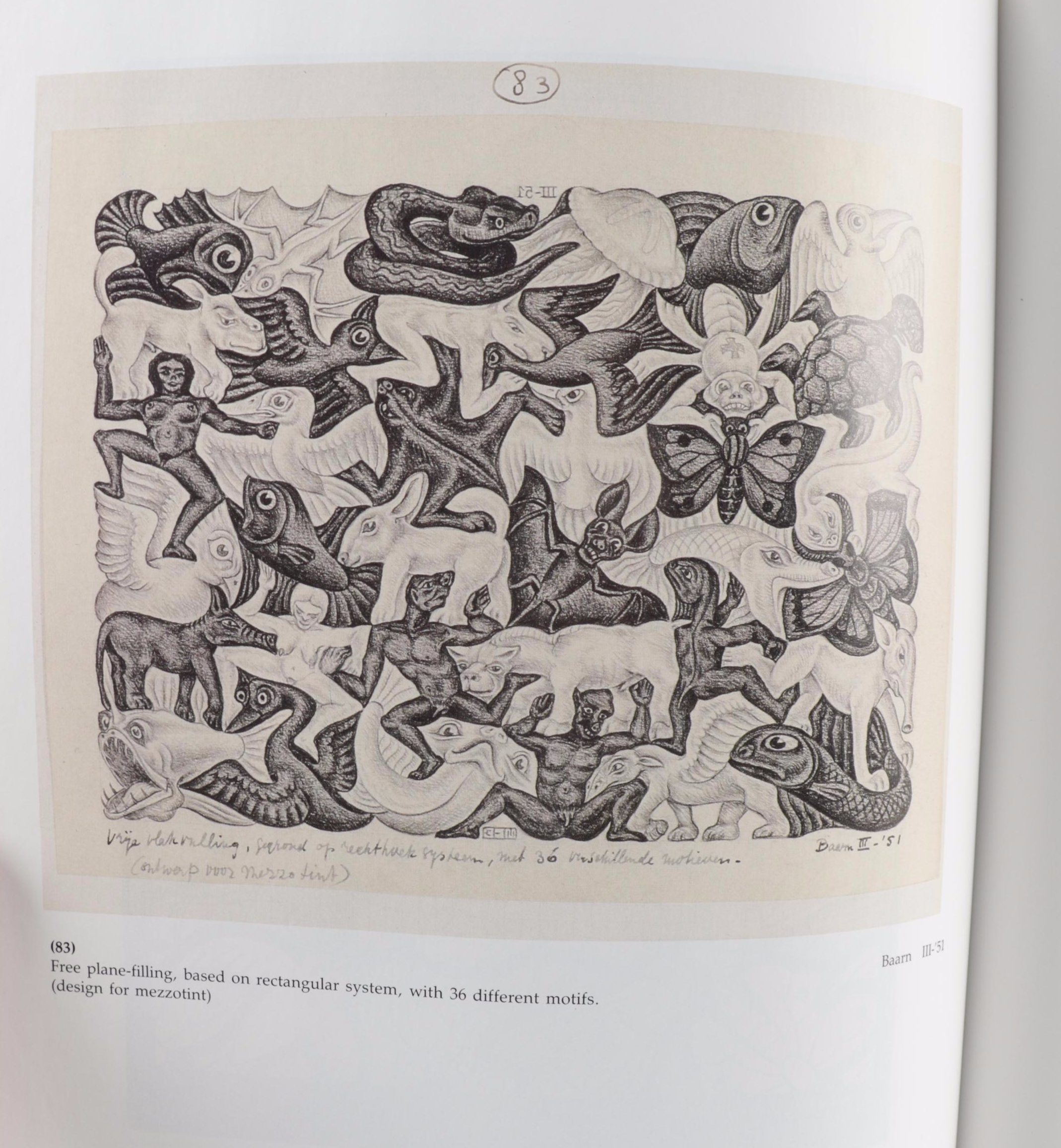 First English Language Edition "M. C. Escher" with Other Escher Art Book