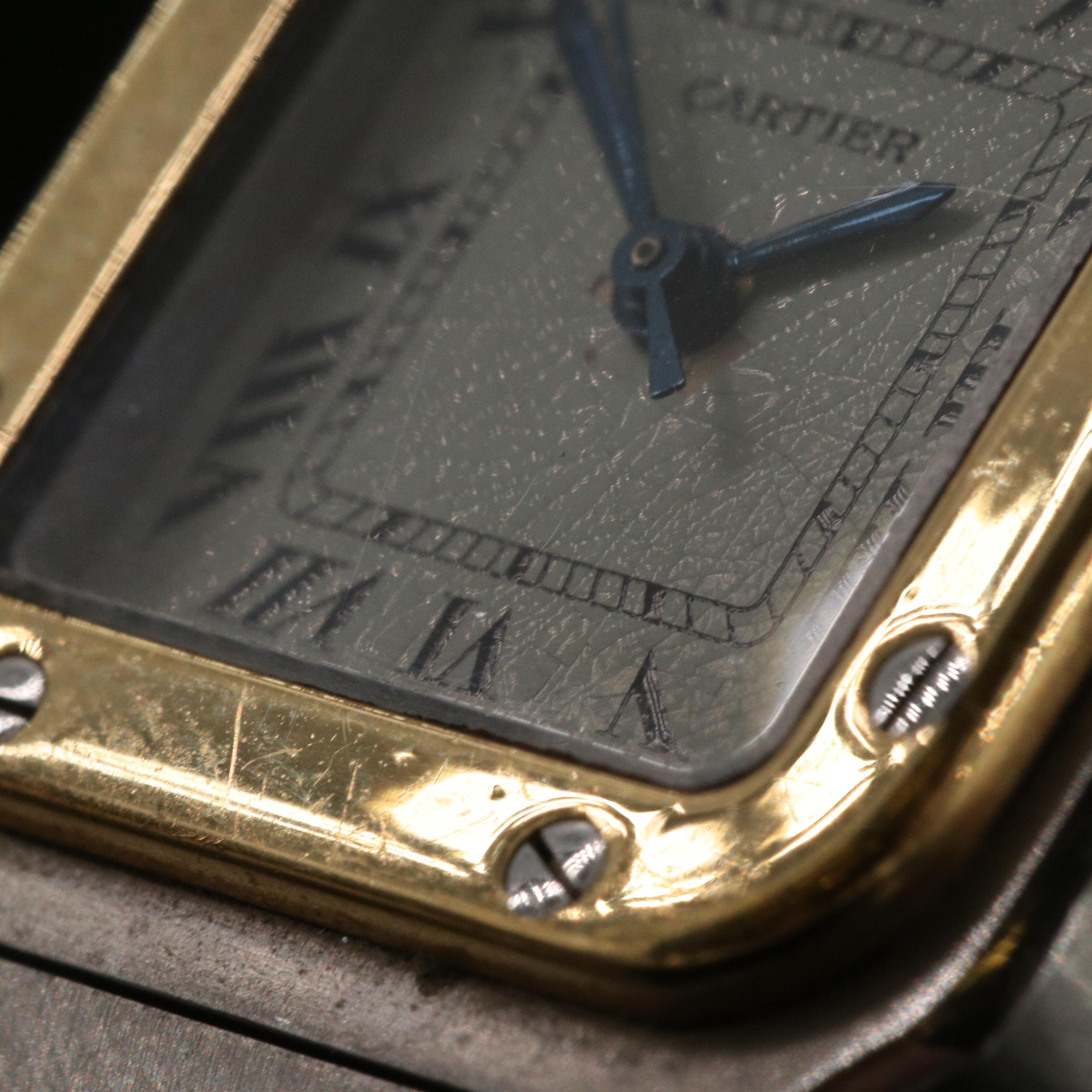 Cartier "Santos De Cartier" 18K and Stainless Steel Automatique Watch