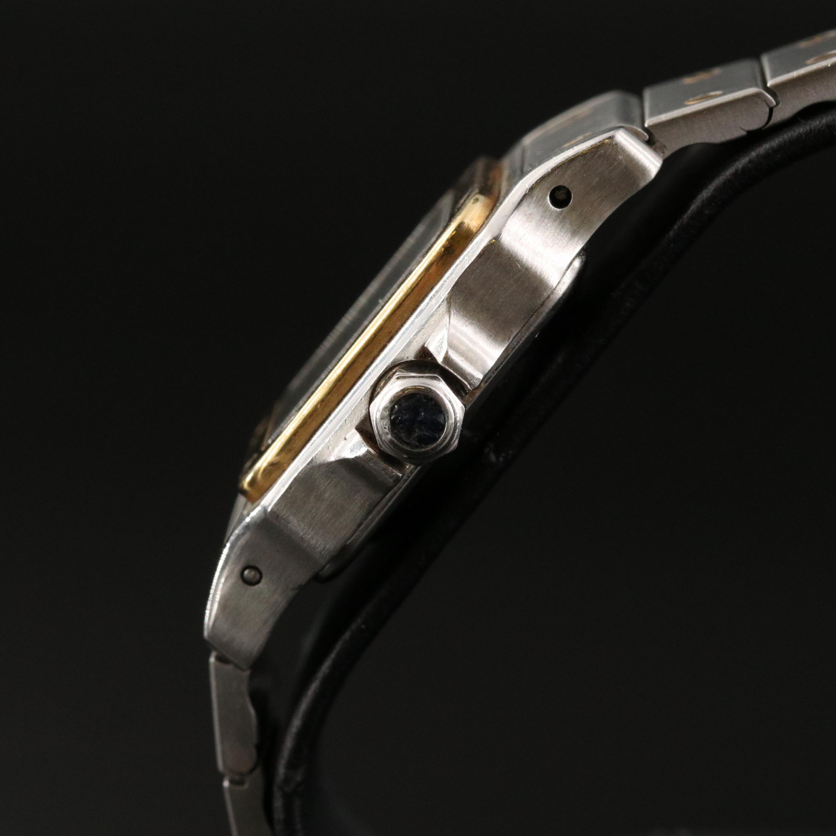 Cartier "Santos De Cartier" 18K and Stainless Steel Automatique Watch