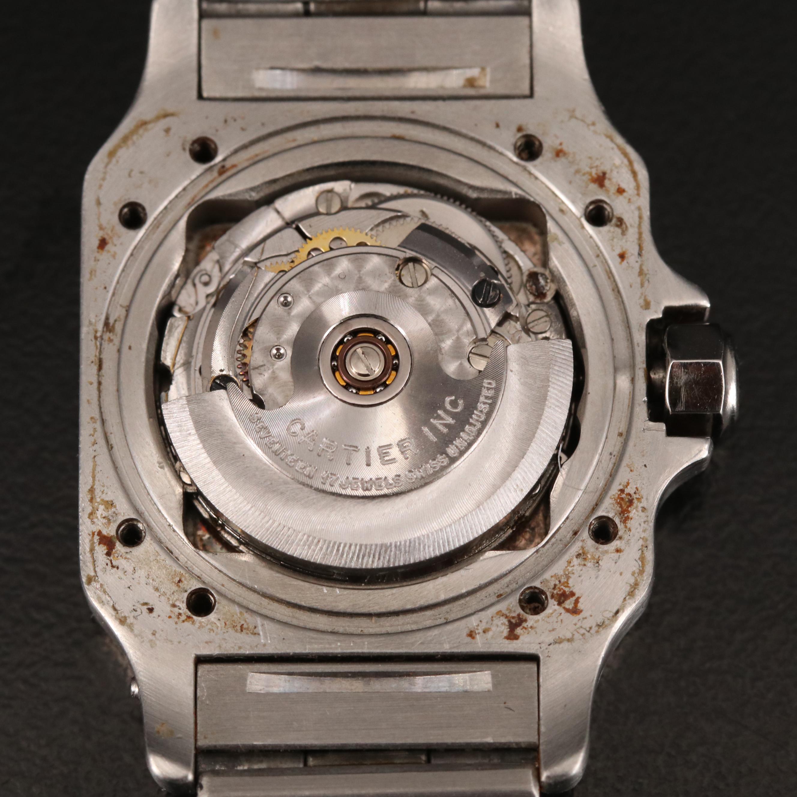 Cartier "Santos De Cartier" 18K and Stainless Steel Automatique Watch