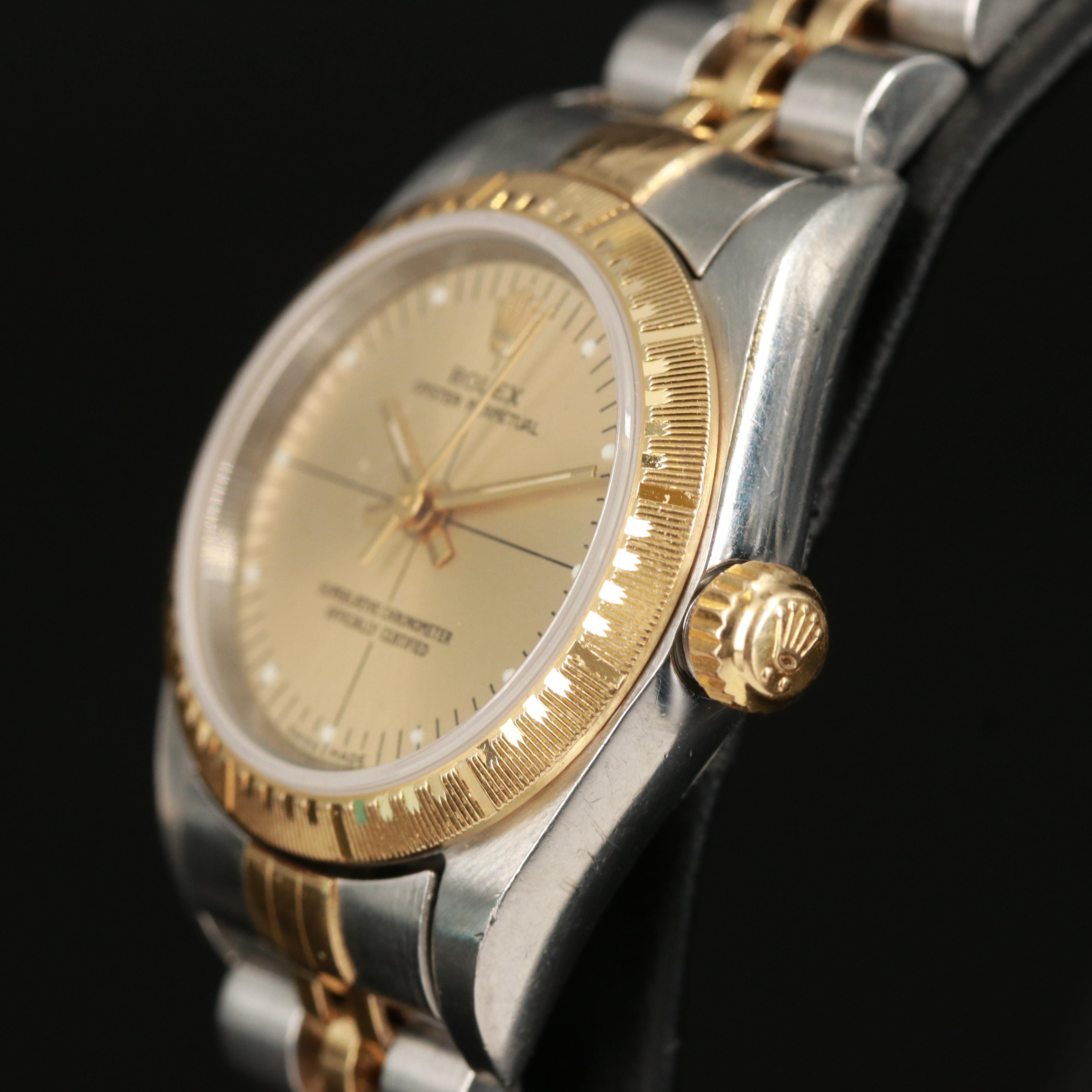 2000 - 2001 Rolex Zepher Crosshair Dial Oyster Perpetual Watch