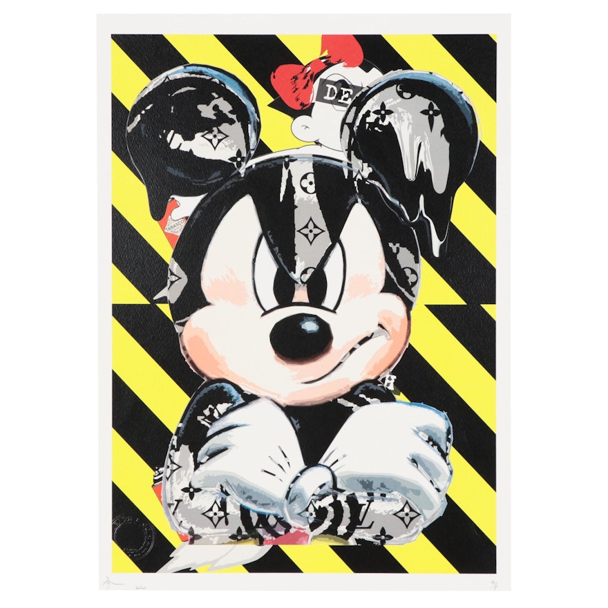 Death NYC Offset Lithograph of Mickey Mouse, 2020