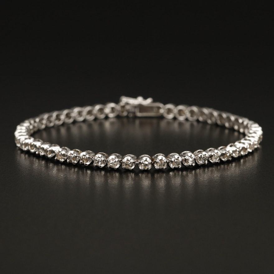 10K 0.96 CTW Diamond Line Braclet