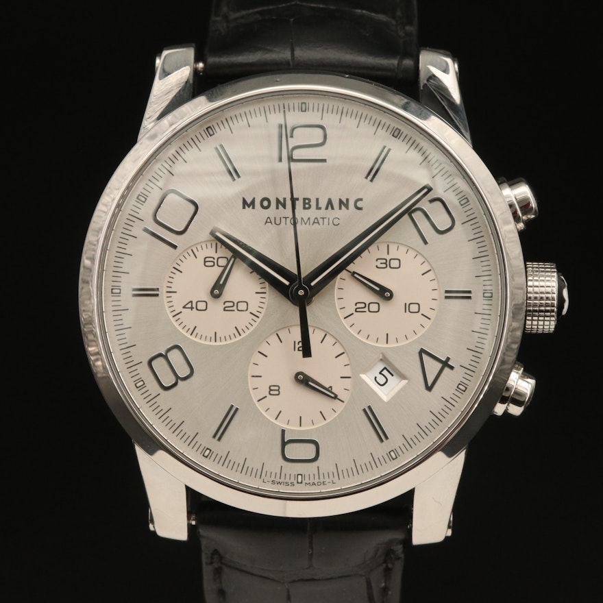 Montblanc Time Walker Meisterstuck Automatic Stainless Steel Wristwatch