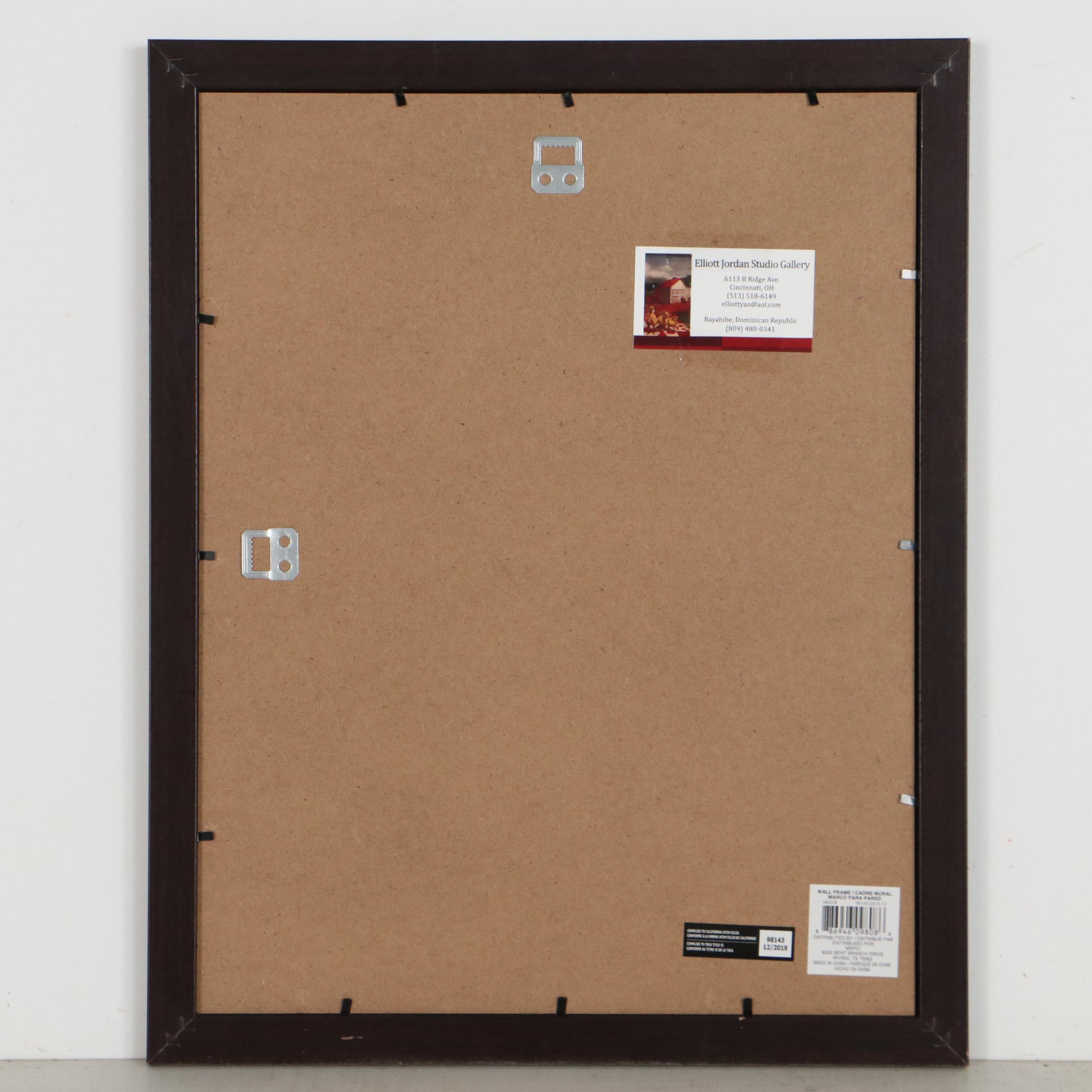 Elliot Jordan Charcoal Drawing After Scott Martin Photograph of Maya Angelou