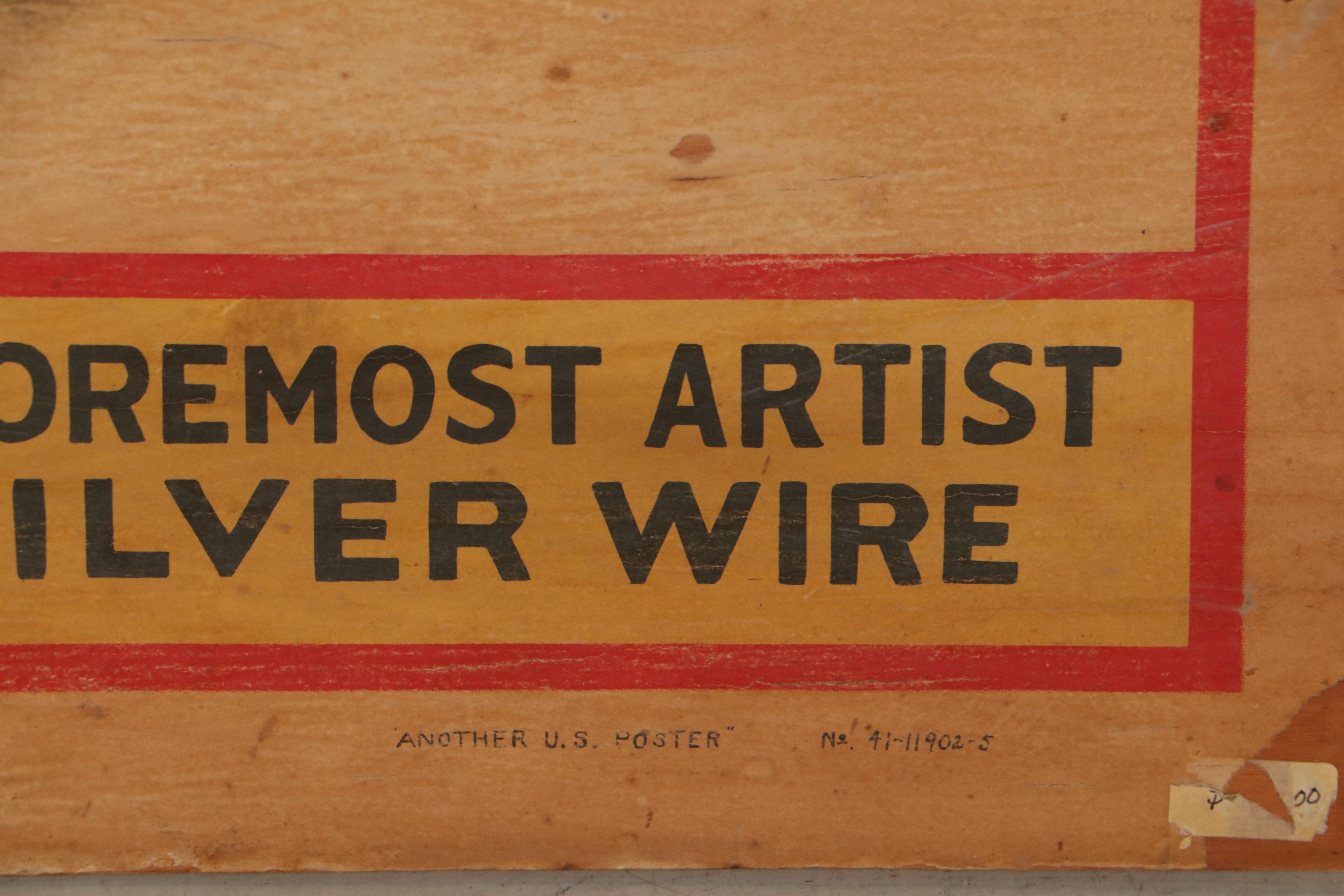 Cole Bros. Circus Poster Featuring Con Colleano