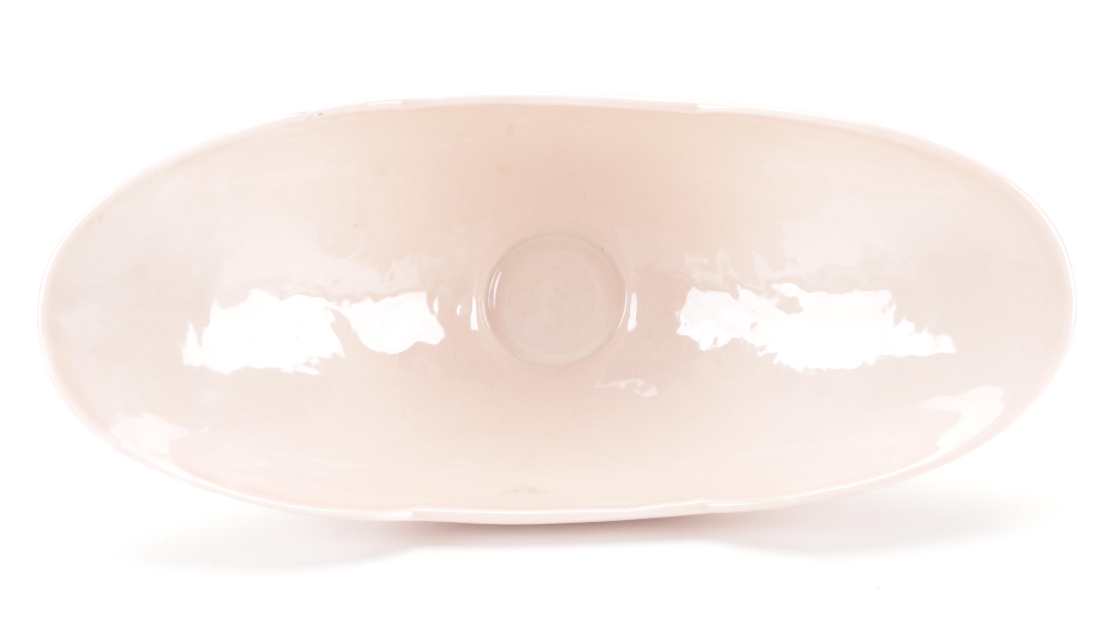 Rookwood Pottery Pink Glazed Console Bowl, 1949